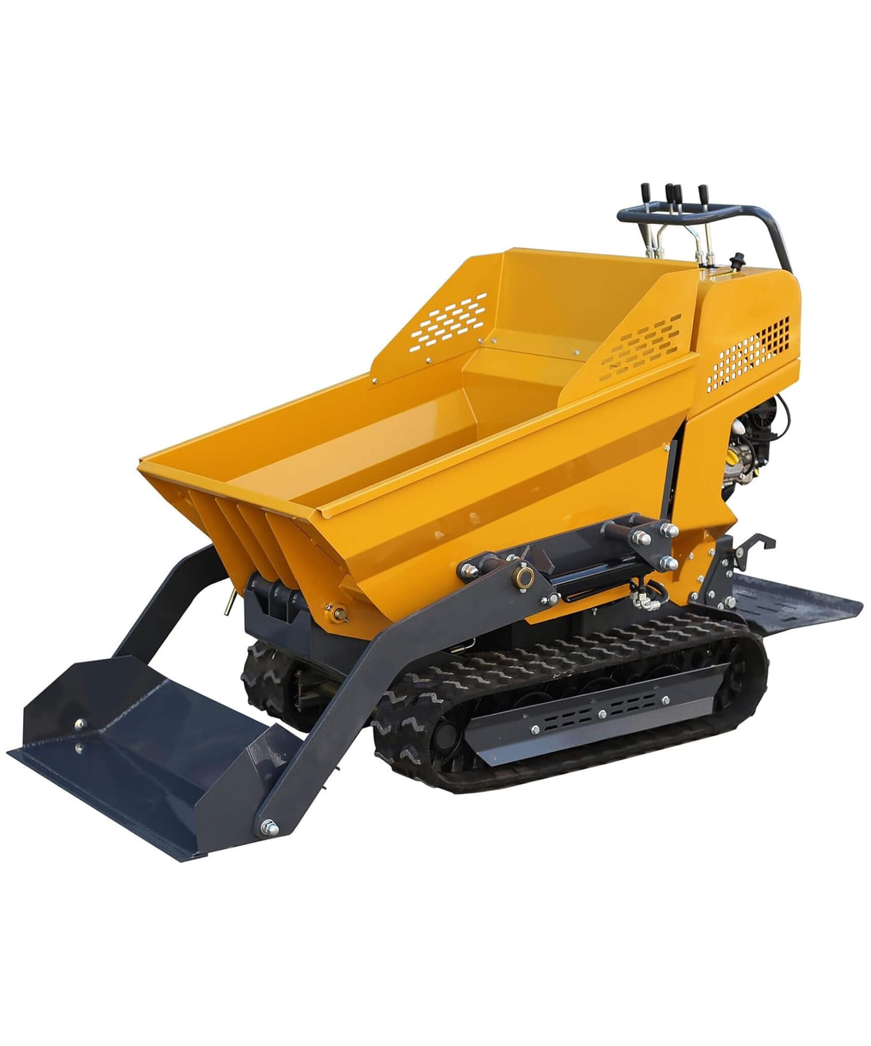 Heavy-Duty 6.5HP 1100LBS Tracked Hydraulic Dumper With Shovel (SAK62780)