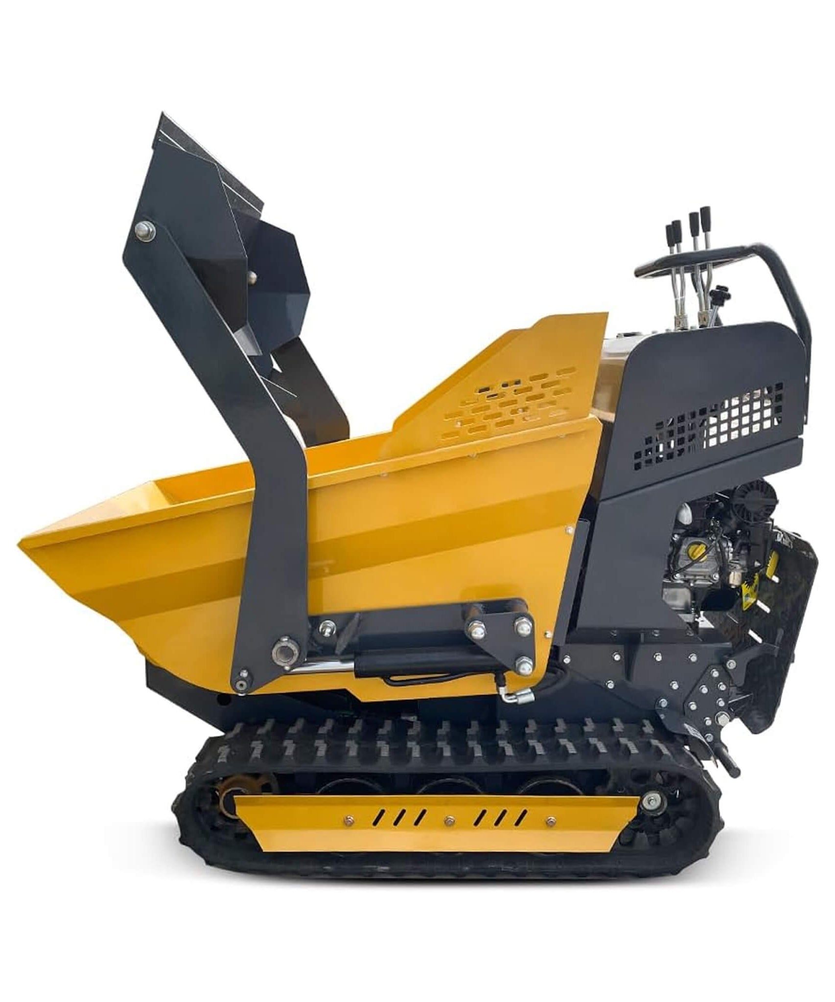 Heavy-Duty 6.5HP 1100LBS Tracked Hydraulic Dumper With Shovel (SAK62780)