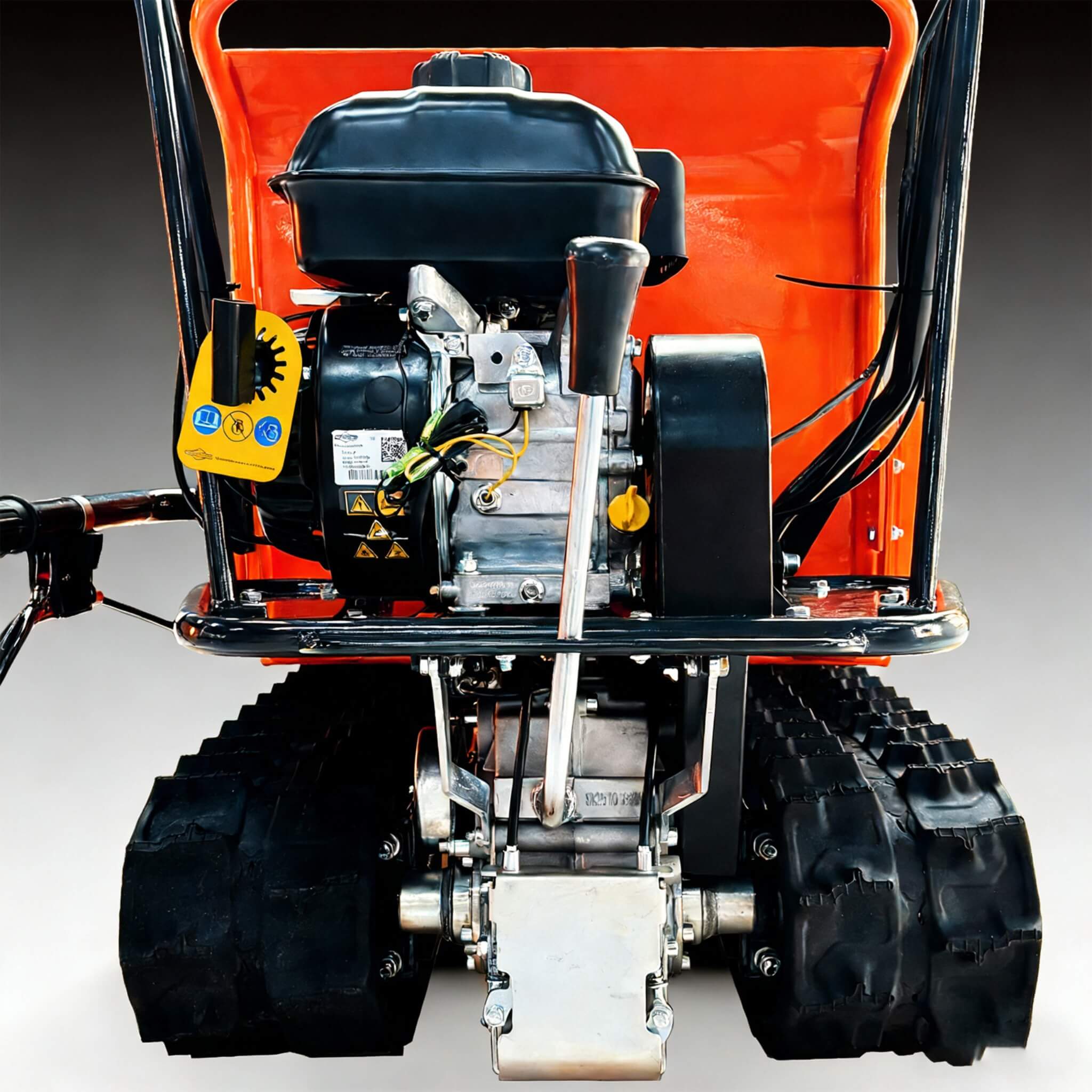 660LBS Heavy-Duty 6.5HP 208CC Gas-Powered Track Barrow (SAK49713)
