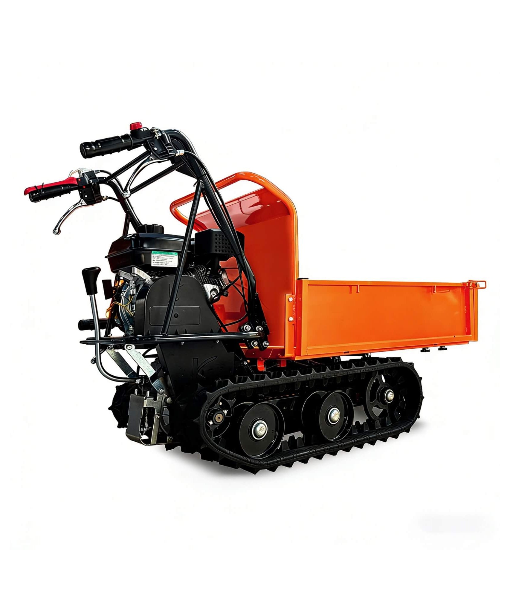 660LBS Heavy-Duty 6.5HP 208CC Gas-Powered Track Barrow (SAK49713)
