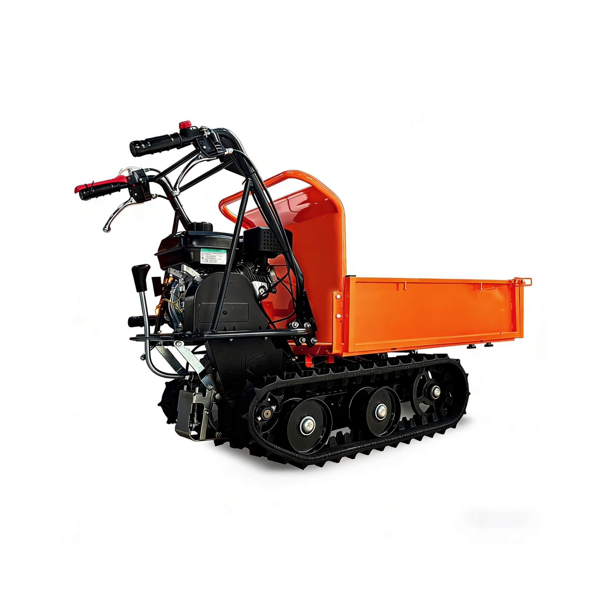 660LBS Heavy-Duty 6.5HP 208CC Gas-Powered Track Barrow (SAK49713)