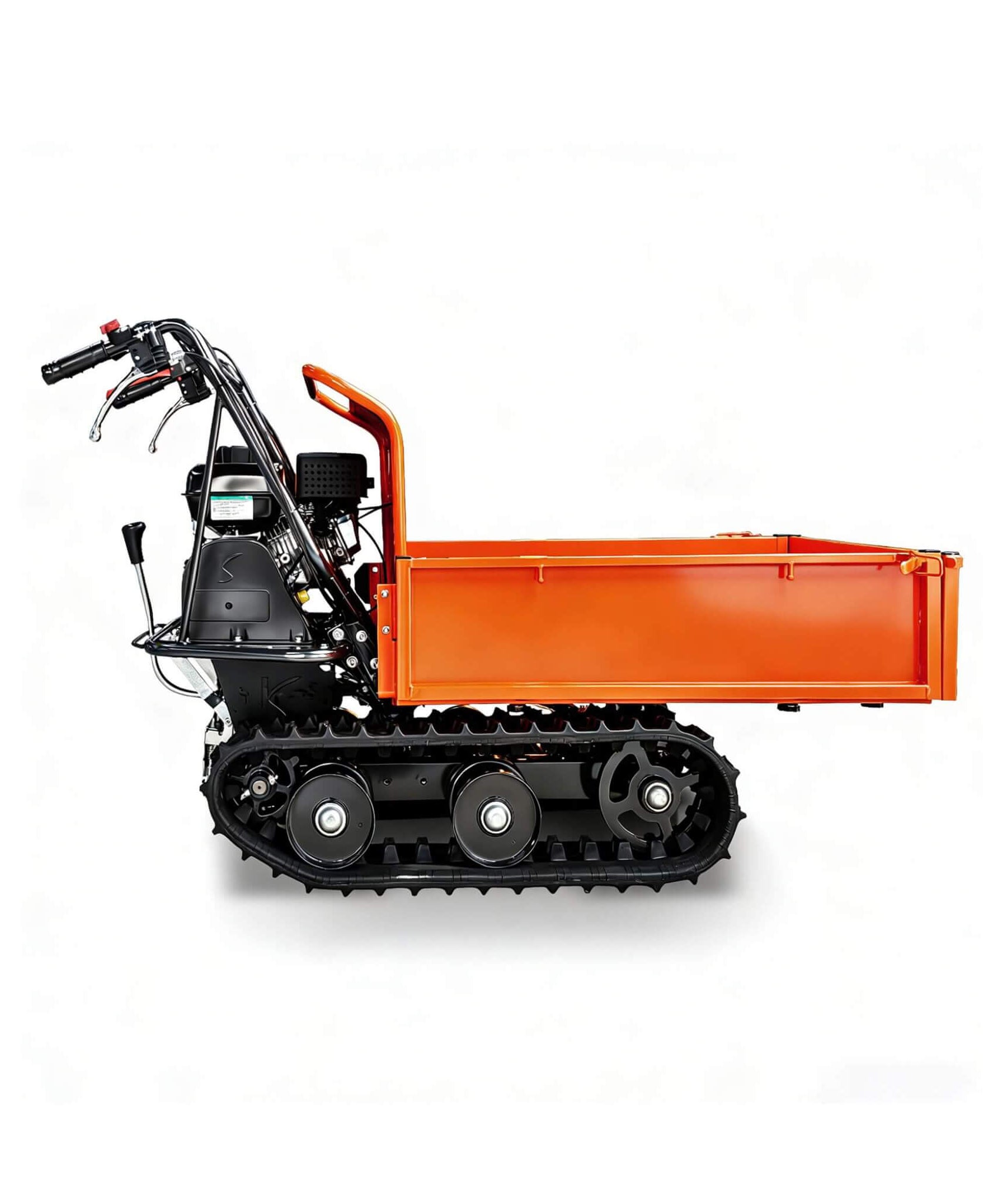 660LBS Heavy-Duty 6.5HP 208CC Gas-Powered Track Barrow (SAK49713)