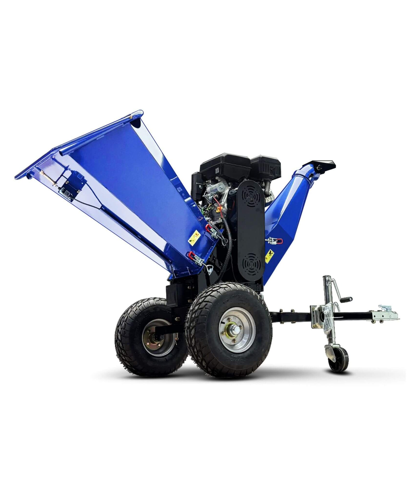 Heavy-Duty 6-Inch 15HP 420CC Towable Gas Drum Wood Chipper Shredder With Electric Start (SAK50896)