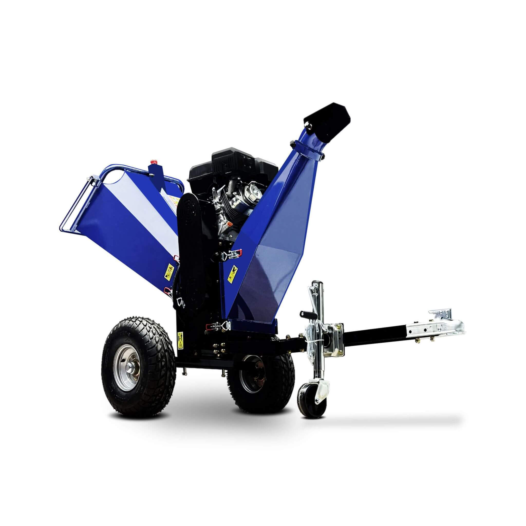 Heavy-Duty 6-Inch 15HP 420CC Towable Gas Drum Wood Chipper Shredder With Electric Start (SAK50896)