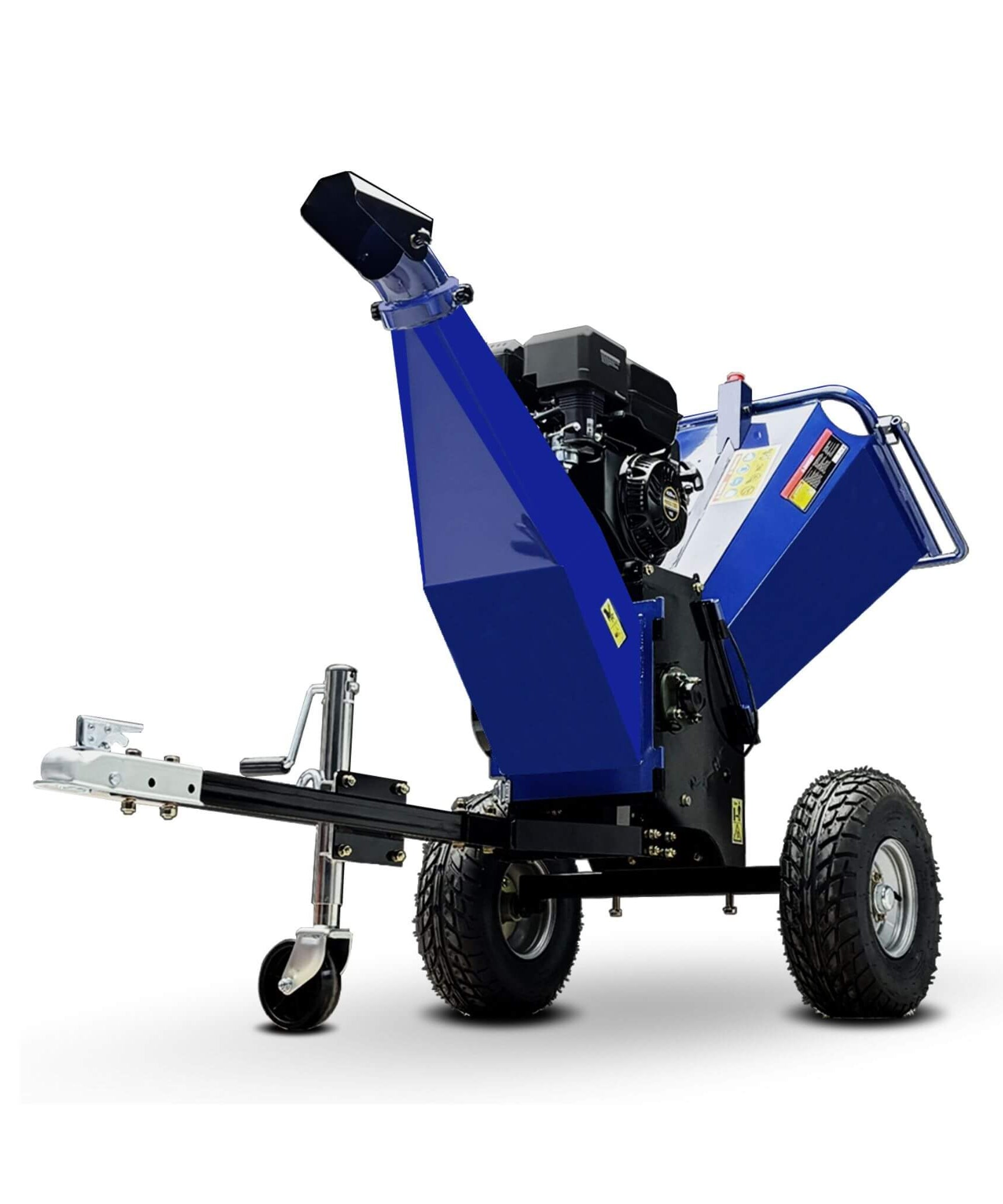 Heavy-Duty 6-Inch 15HP 420CC Towable Gas Drum Wood Chipper Shredder With Electric Start (SAK50896)