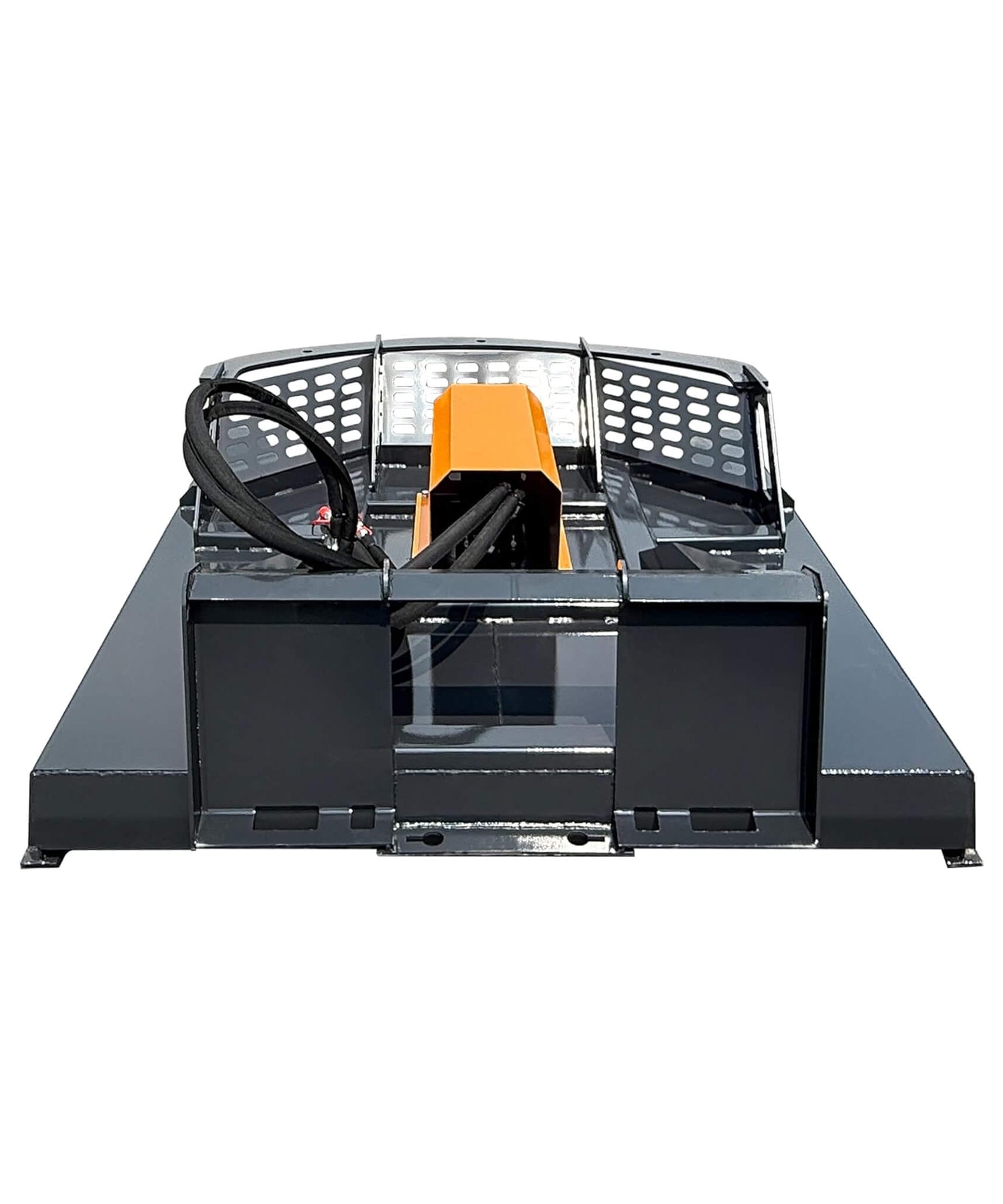 Heavy-Duty 66-Inch Open Front Deck Skid Steer Brush Cutter Attachment With 3 Steel Blades (SAK53108)