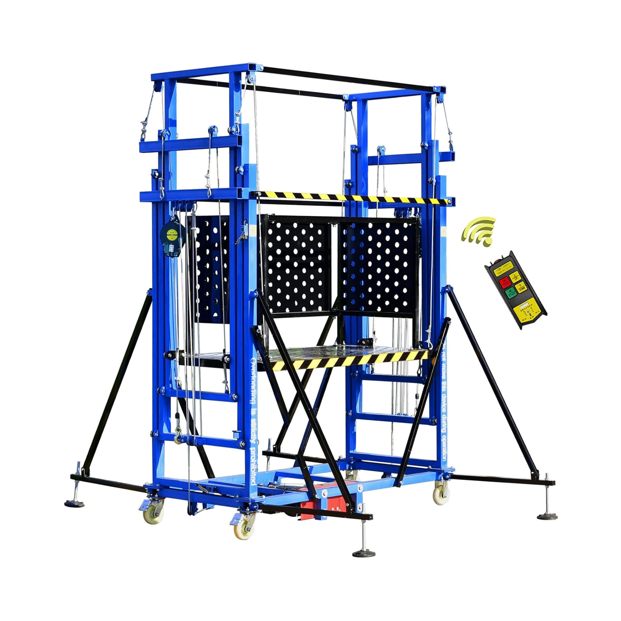 Heavy-Duty 660-Pound Load Electric Scaffolding Lift Platform (SAK39164)