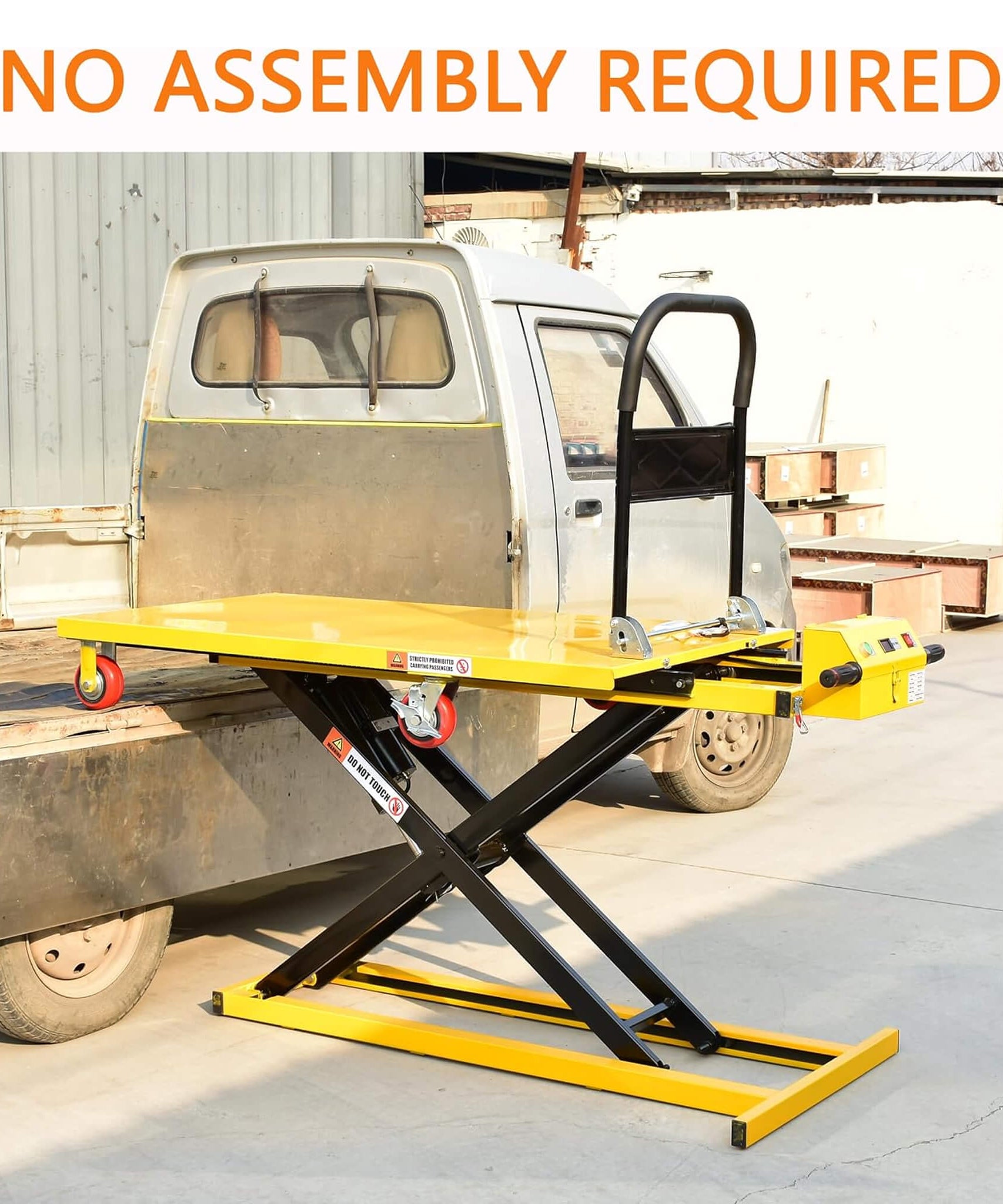 Heavy-Duty 660LBS Portable Electric Lift Table Handcart (SAK84613)