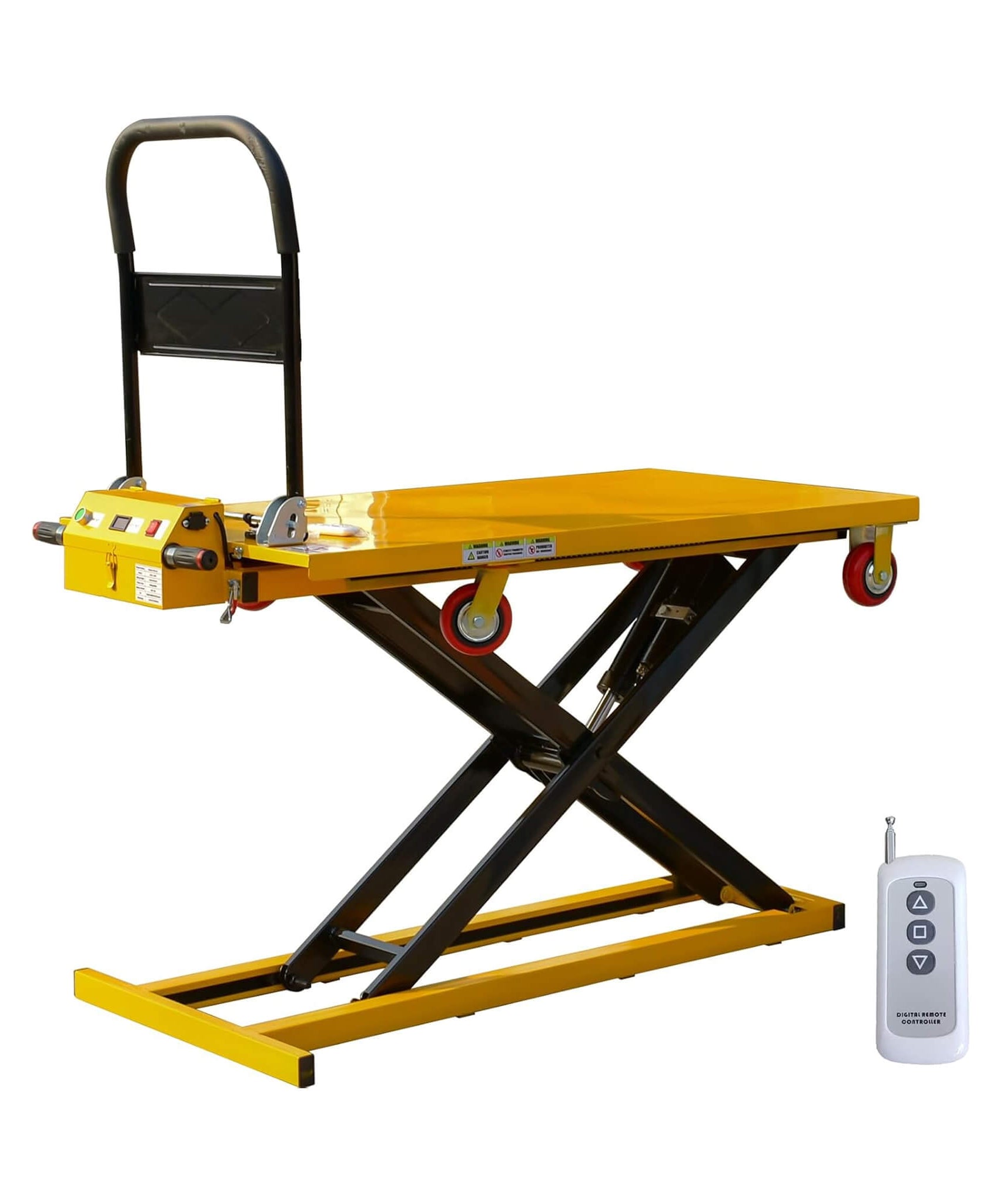 Heavy-Duty 660LBS Portable Electric Lift Table Handcart (SAK84613)