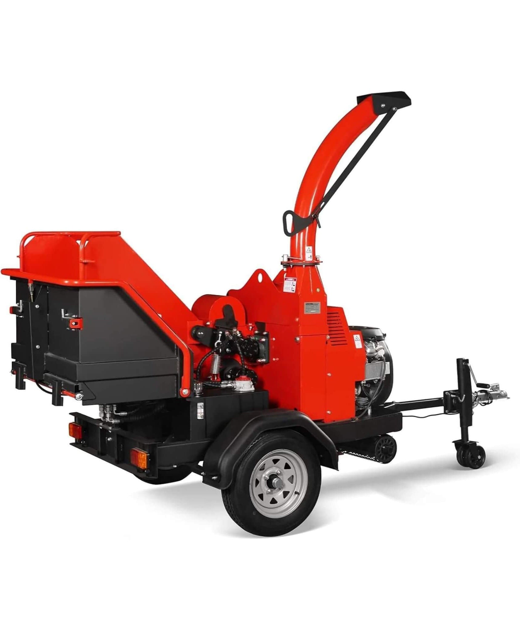 Heavy-Duty 7-Inch 750CC 25HP Hydraulic Feed Towable Electric Start Wood Chipper (SAK27190)