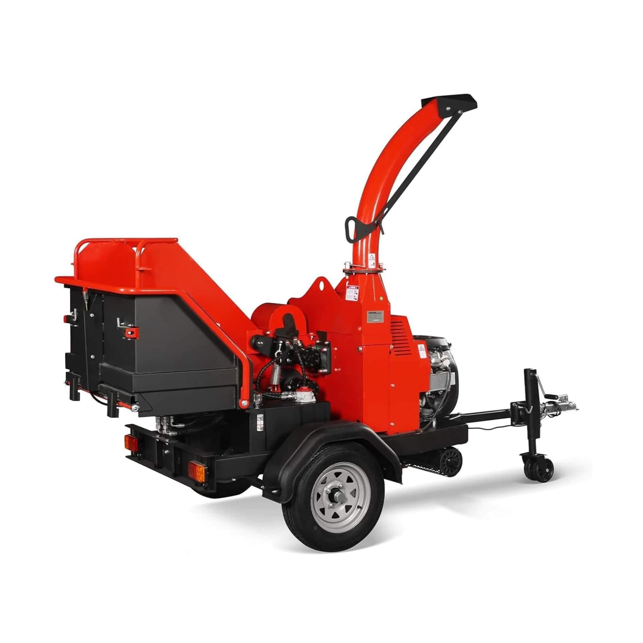 Heavy-Duty 7-Inch 750CC 25HP Hydraulic Feed Towable Electric Start Wood Chipper (SAK27190)