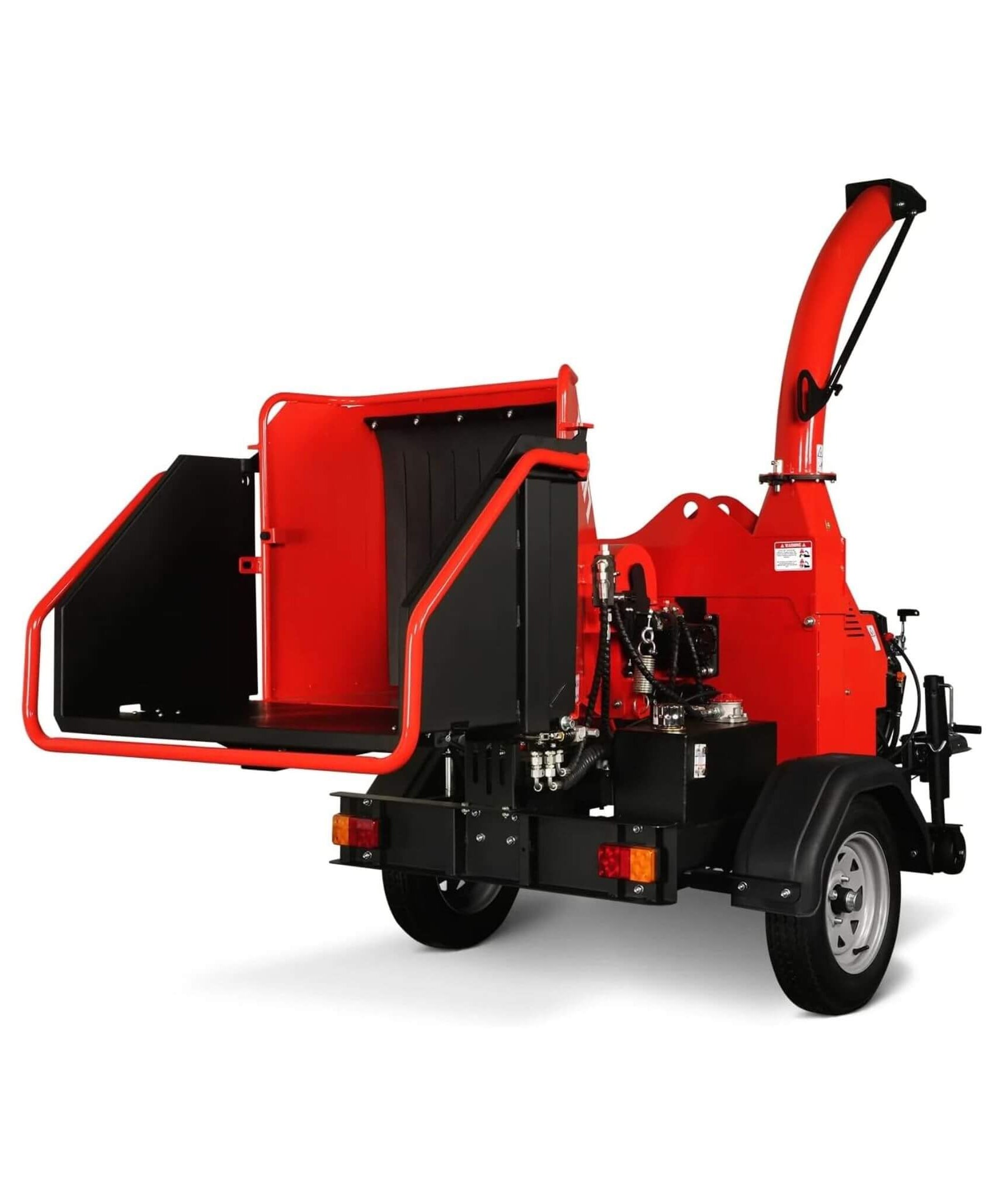 Heavy-Duty 7-Inch 750CC 25HP Hydraulic Feed Towable Electric Start Wood Chipper (SAK27190)