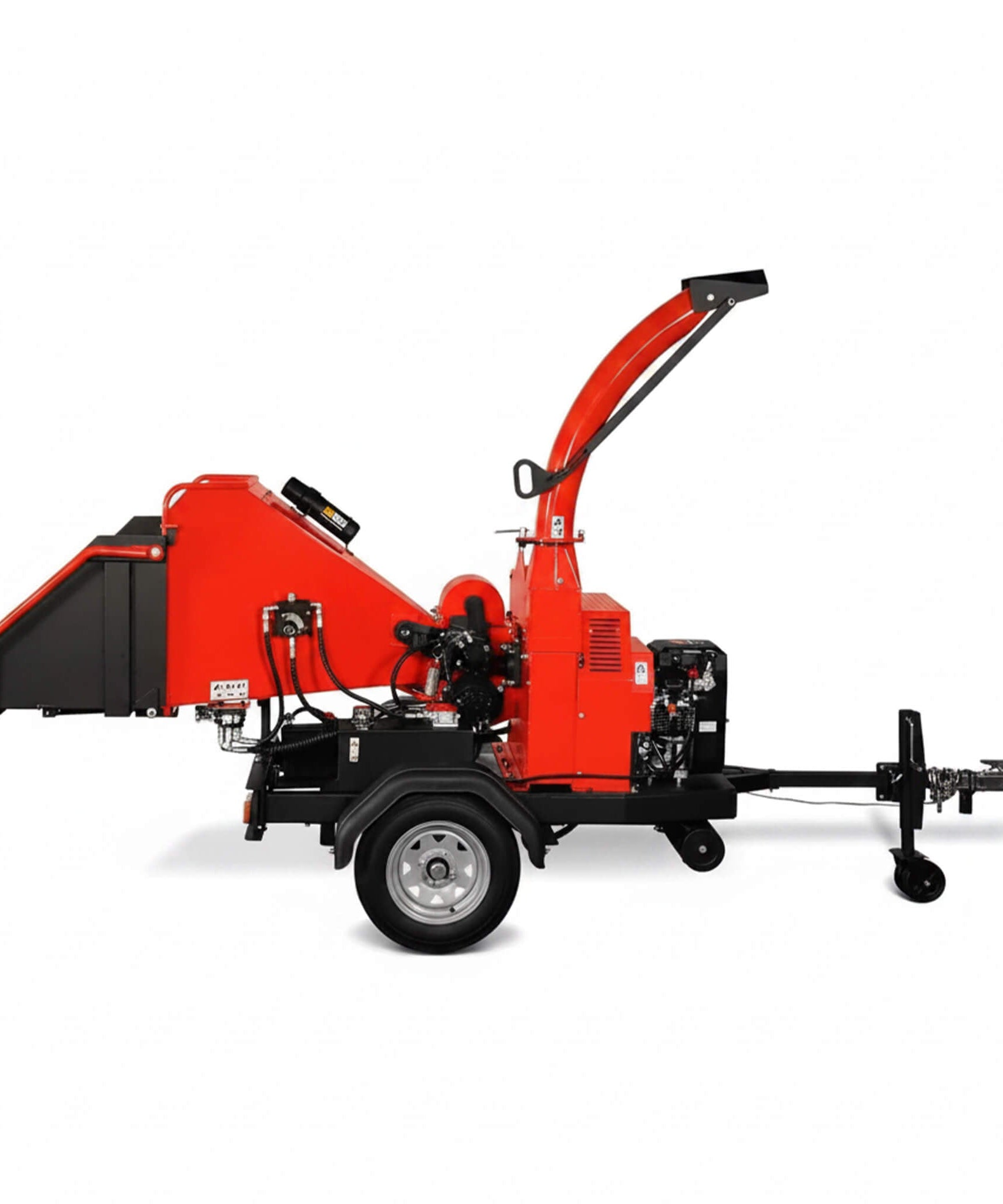 Heavy-Duty 7-Inch 750CC 25HP Hydraulic Feed Towable Electric Start Wood Chipper (SAK27190)