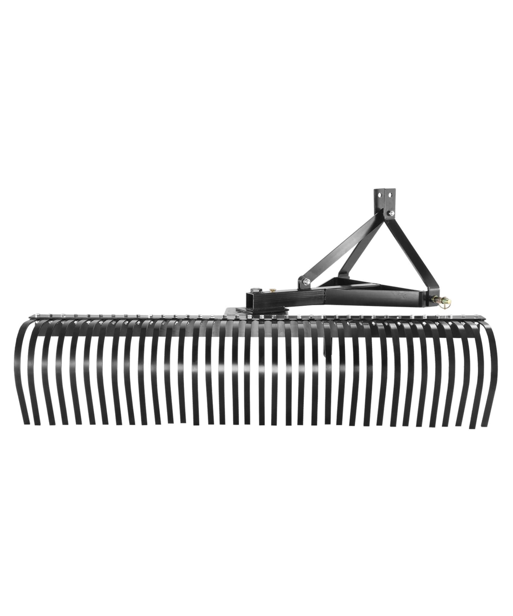 Heavy-Duty 72-Inch 3-Point Tow Behind Tractor Dethatcher Attachment With Steel Tines (SAK79426)