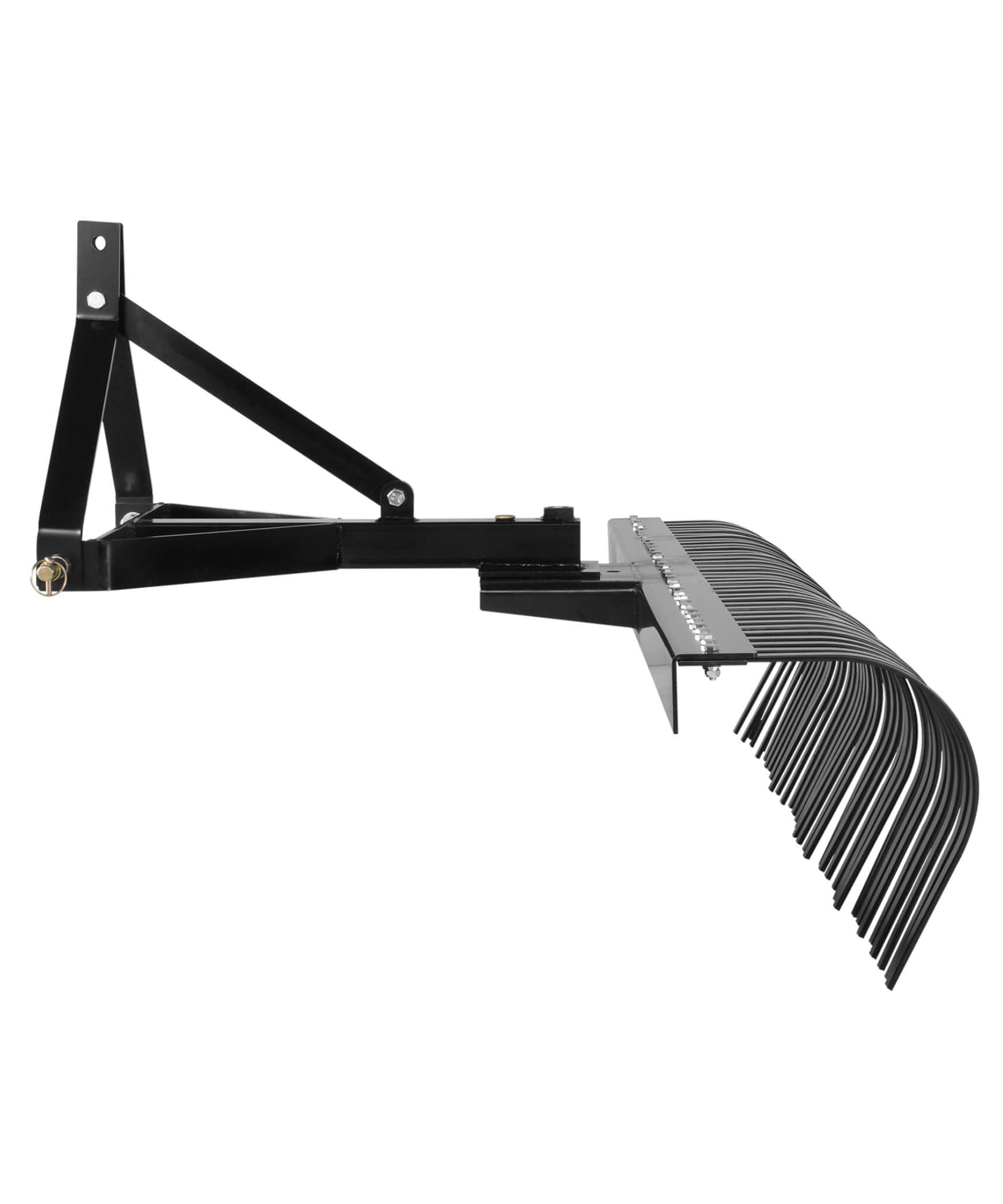 Heavy-Duty 72-Inch 3-Point Tow Behind Tractor Dethatcher Attachment With Steel Tines (SAK79426)