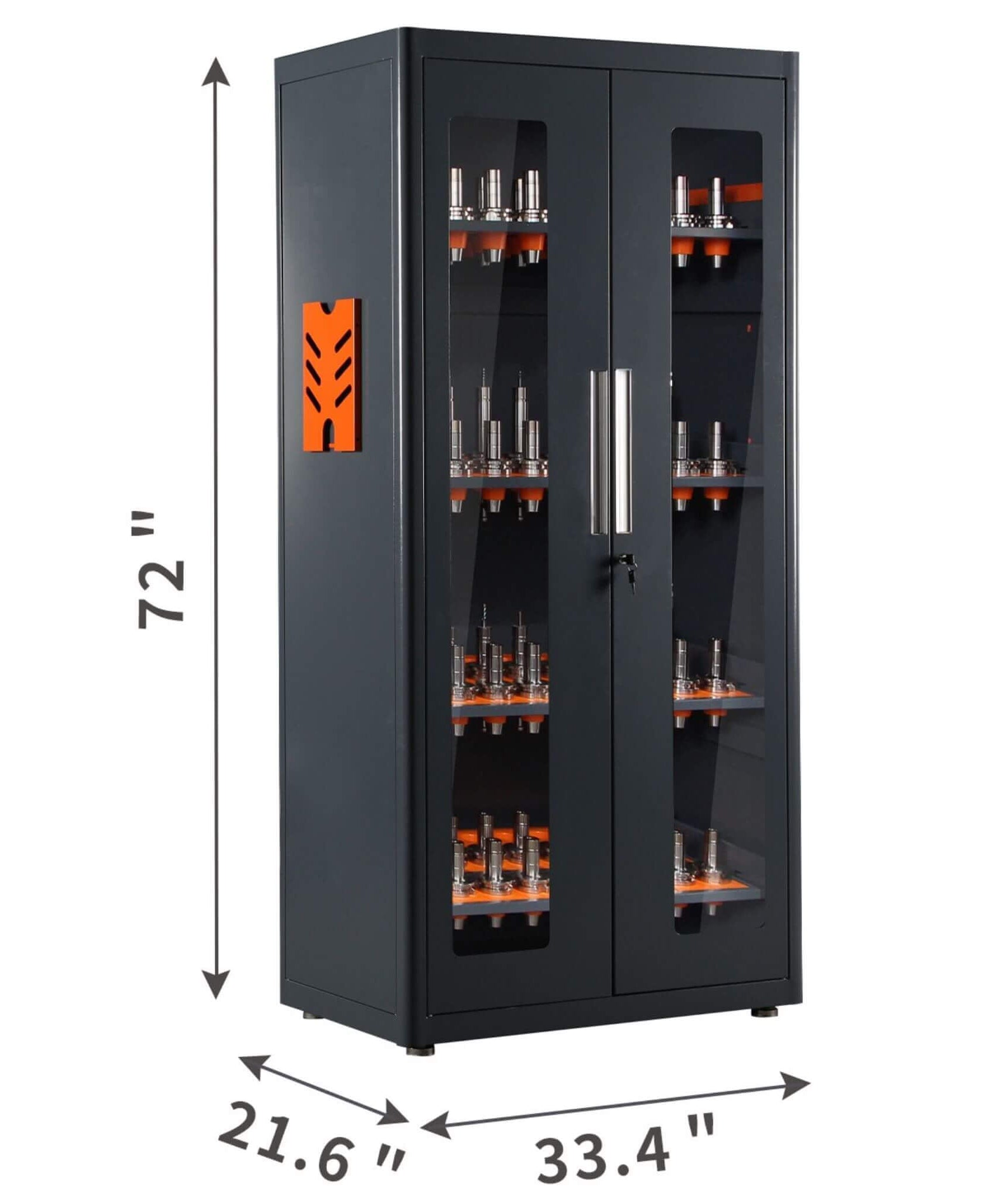 Heavy-Duty 72-Inch CNC Tool Cabinet For Garages, Workshops, And Repair Shops (SAK38240)
