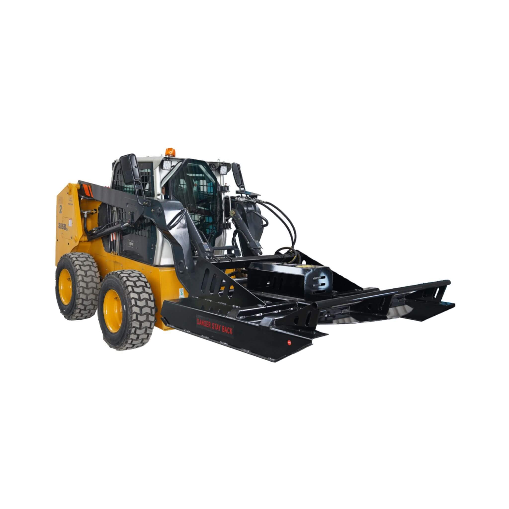 Heavy-Duty 72-Inch Hydraulic Brush Mower Skid Steer Attachment (SAK96502)