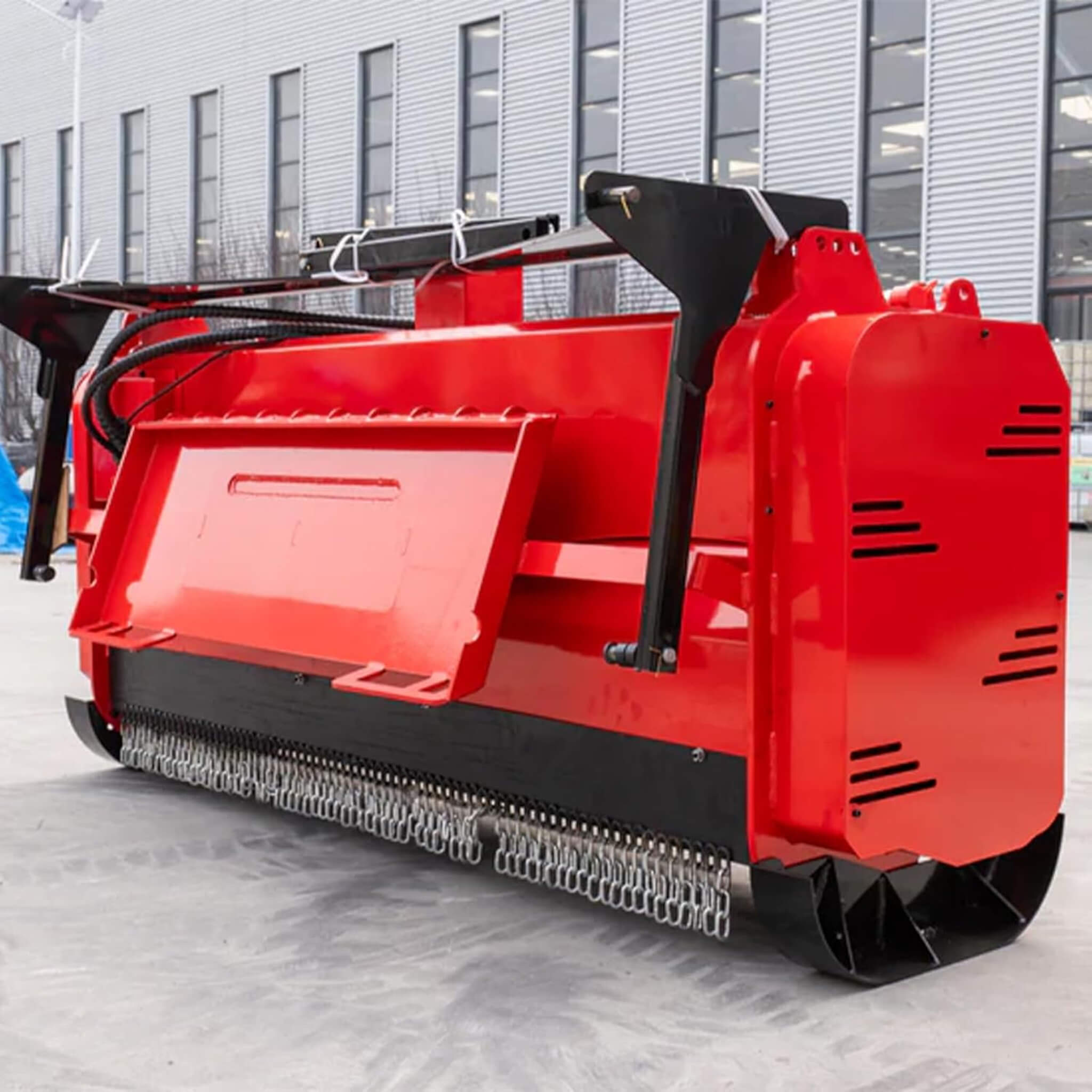 Heavy-Duty 72-Inch Hydraulic Forestry Mulcher Skid Steer Loader Attachment (SAK39168)