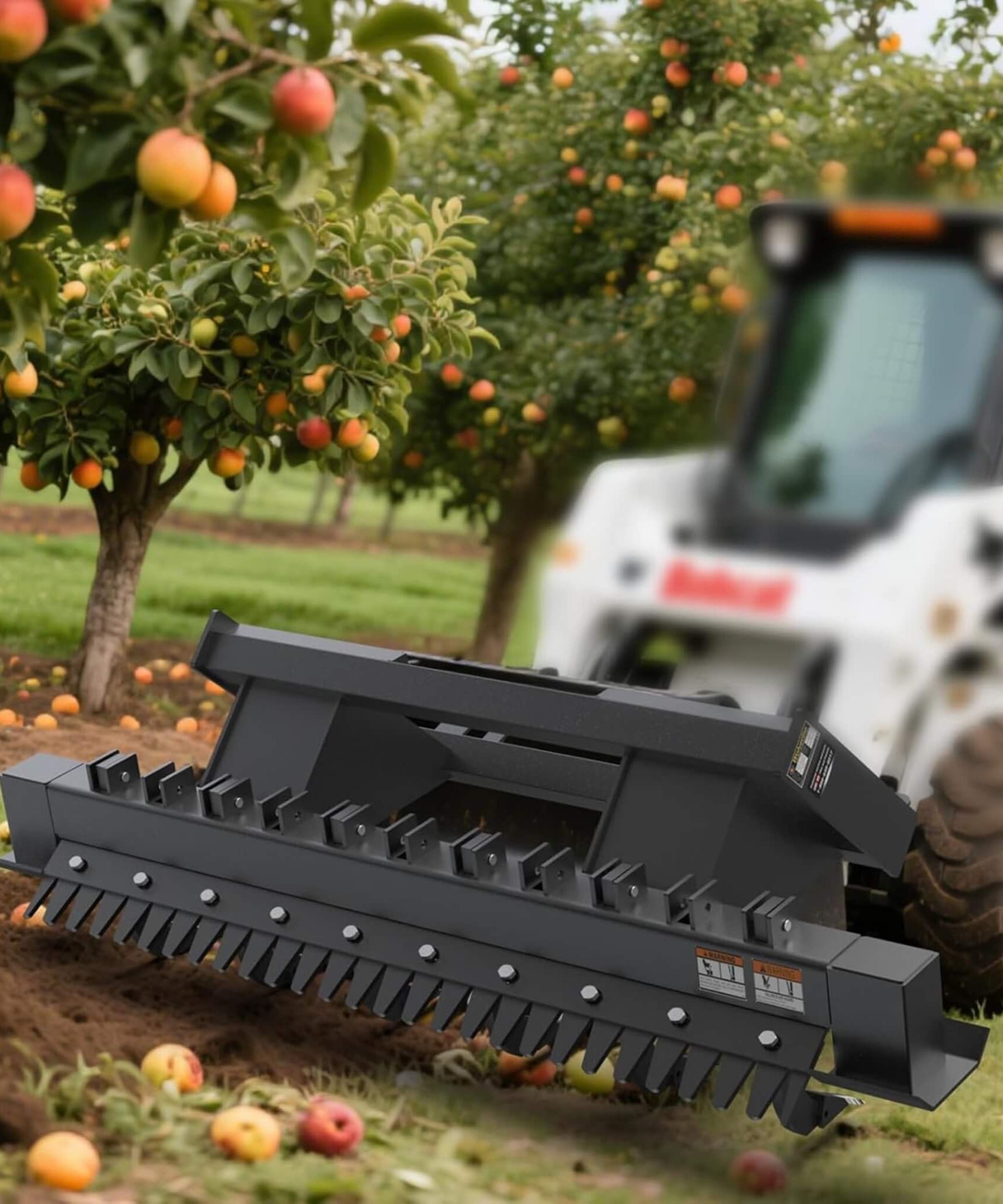 Heavy-Duty 72-Inch Leveler Ripper Scarifier Skid Steer Attachment (SAK25794)