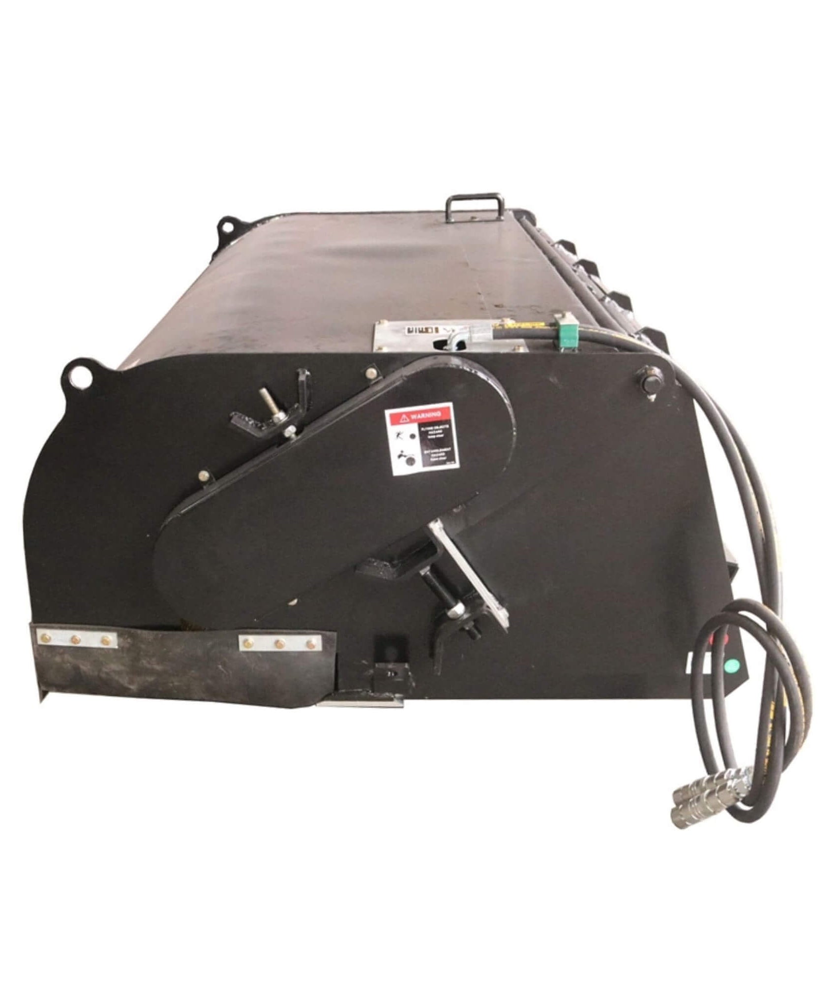Heavy-Duty 72-Inch Pickup Broom Sweeper Skid Steer Attachment With Universal Quick Attach (SAK92163)