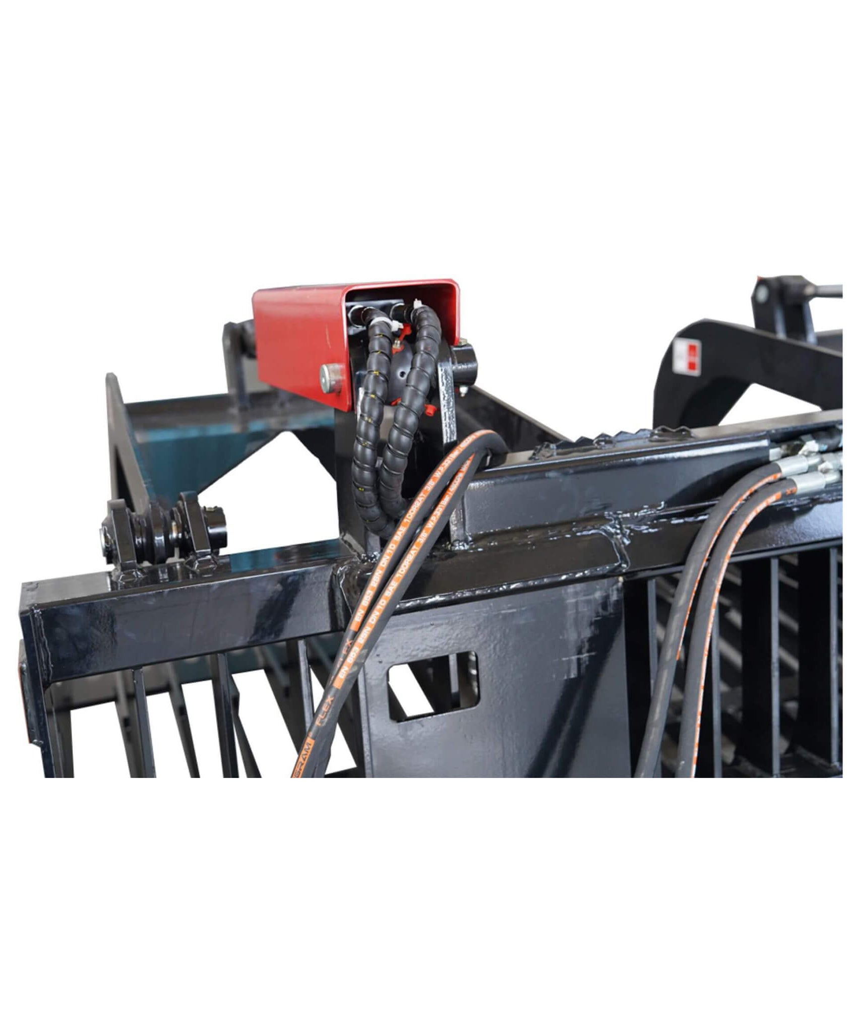 Heavy-Duty 72-Inch Rock Grapple Bucket Skid Steer Attachment With Quick Attach (SAK85019)