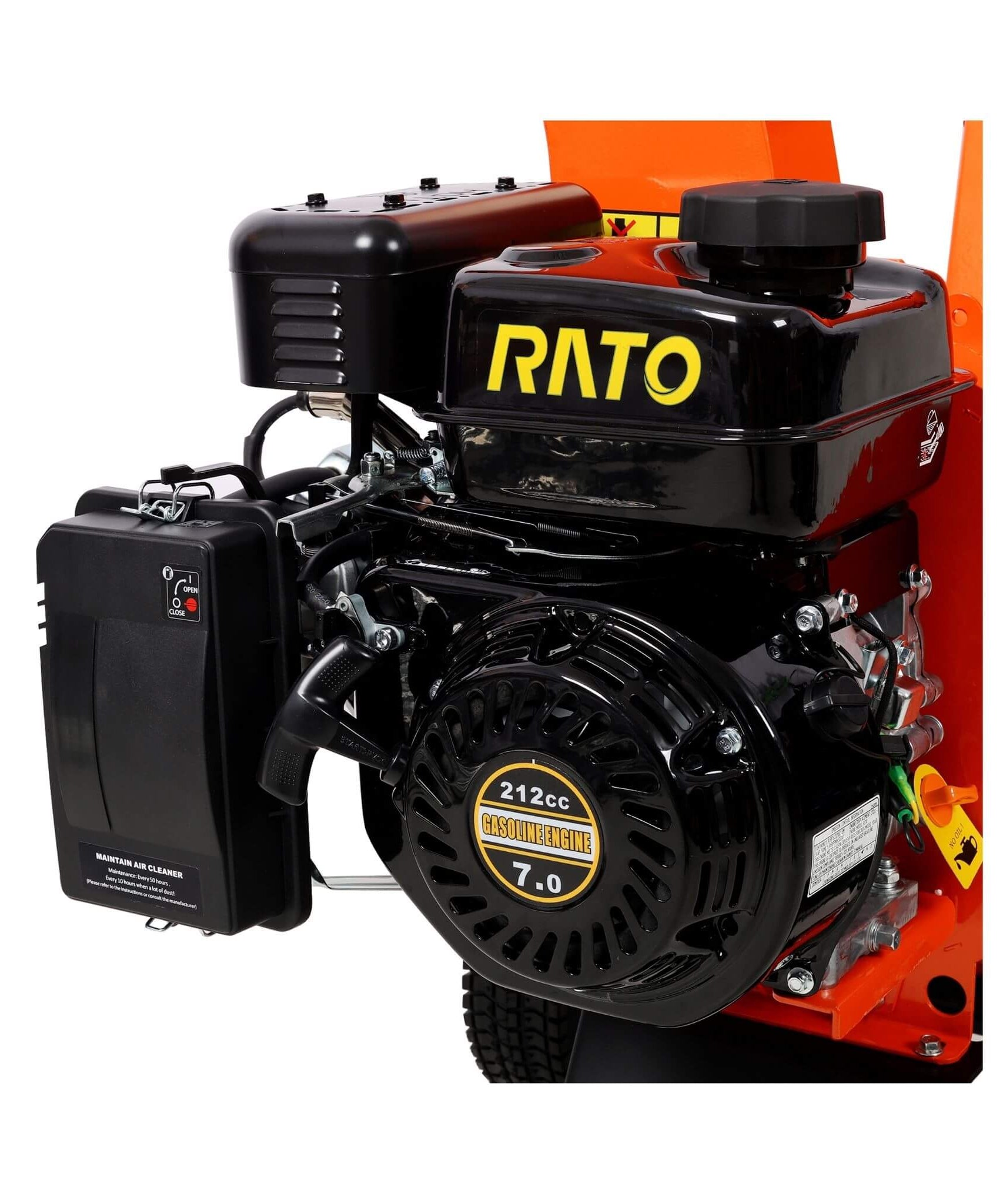 Heavy-Duty 7HP 212CC Gas Wood Chipper Shredder Mulcher (SAK59184)