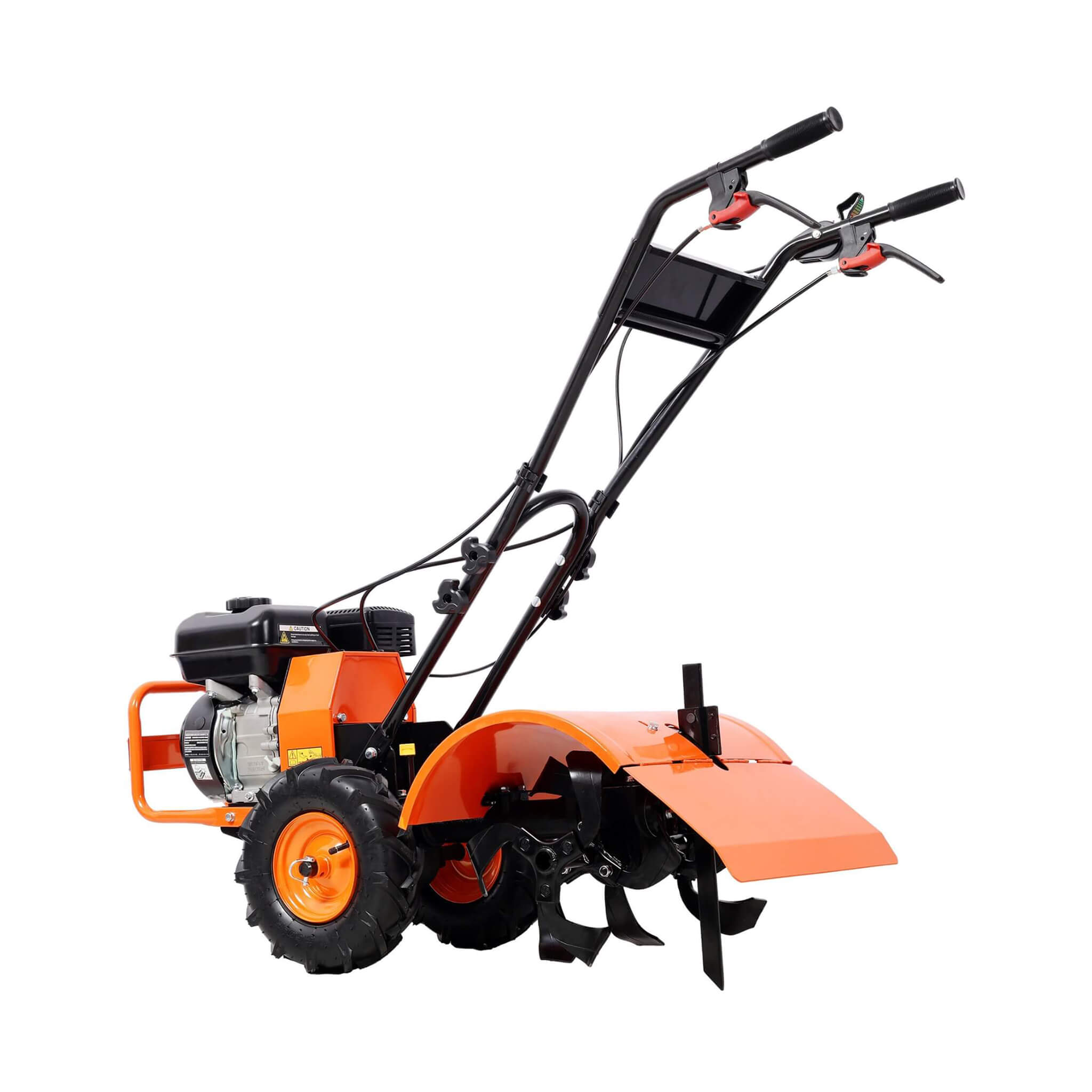 Heavy-Duty 7HP 212CC 20-Inch Rear Tine Power Tiller Gas Engine Garden Cultivator (SAK83179)