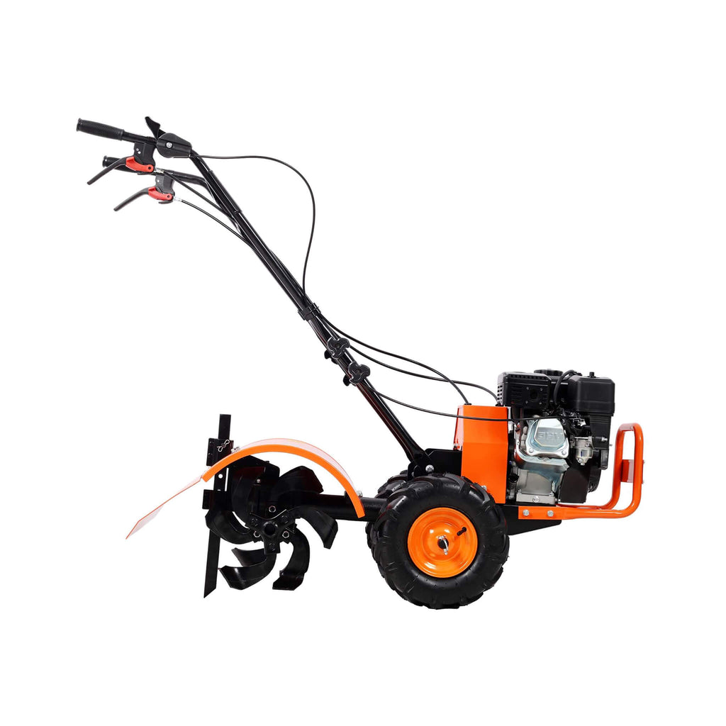 Heavy-Duty 7HP 212CC 20-Inch Rear Tine Power Tiller Gas Engine Garden Cultivator (SAK83179)