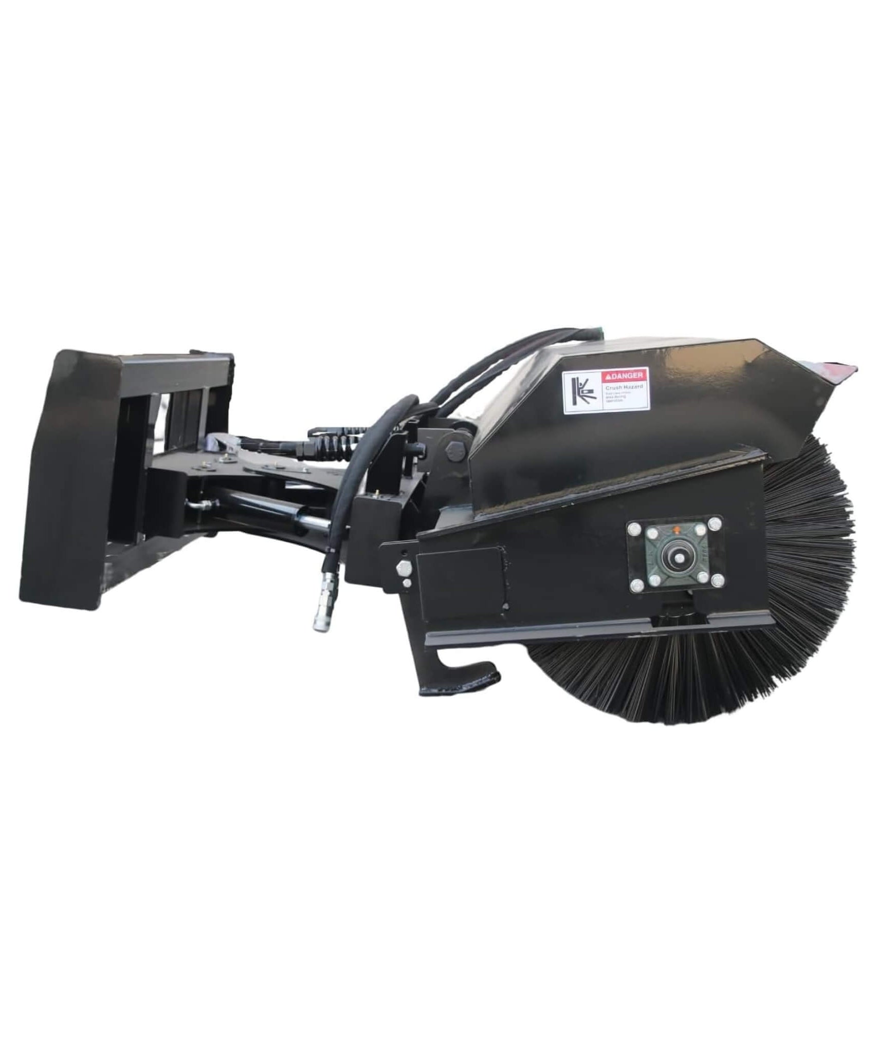 Heavy-Duty 84-Inch Snow Blower Angle Broom Skid Steer Attachment (SAK72195)