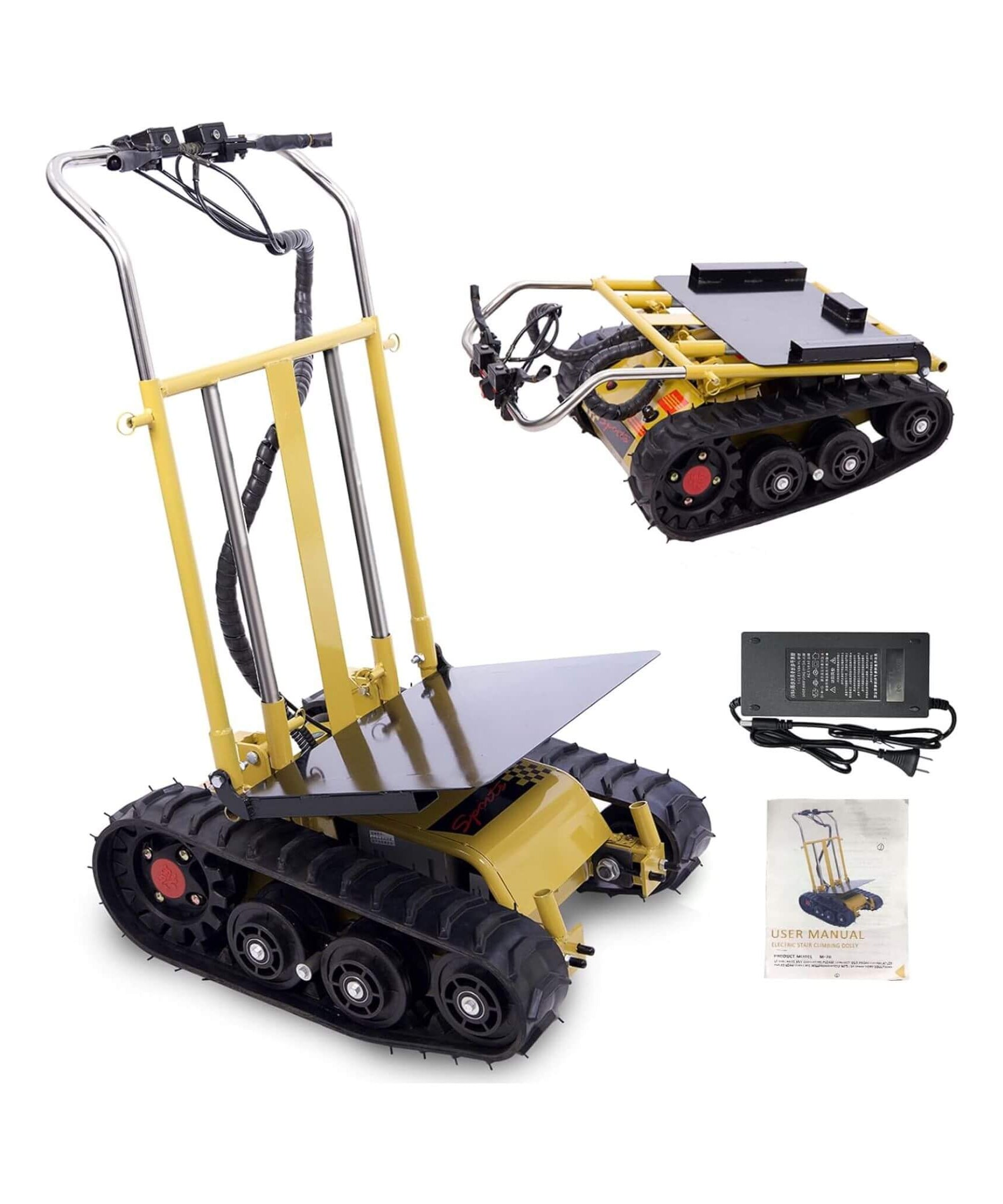 Heavy-Duty 880 LBS Foldable Electric Stair Climbing Dolly Hand Trucks (SAK31497)