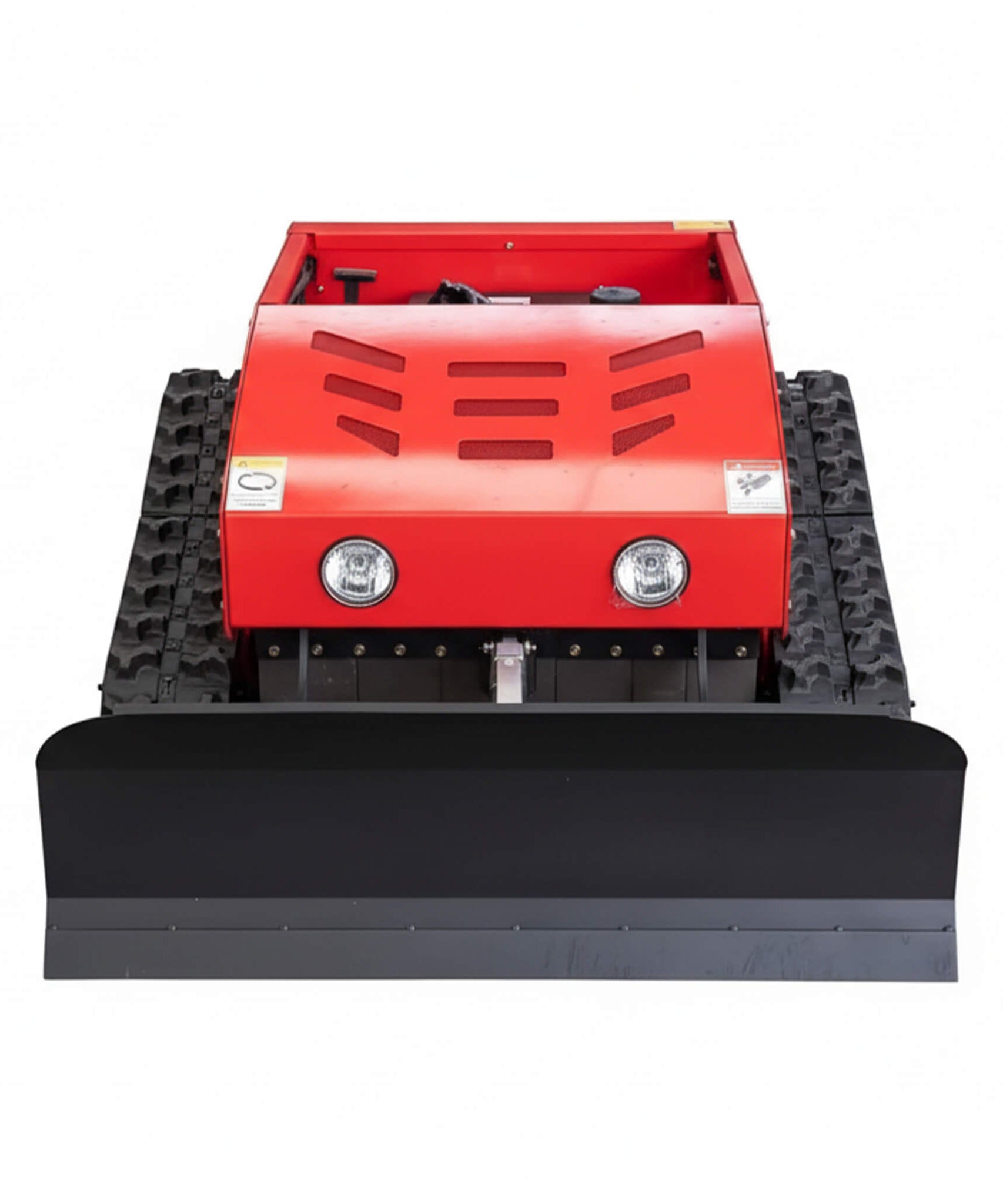 Heavy-Duty 9HP Commercial Remote-Controlled Oil-Electric Hybrid Track Drive With Plow (SAK76425)