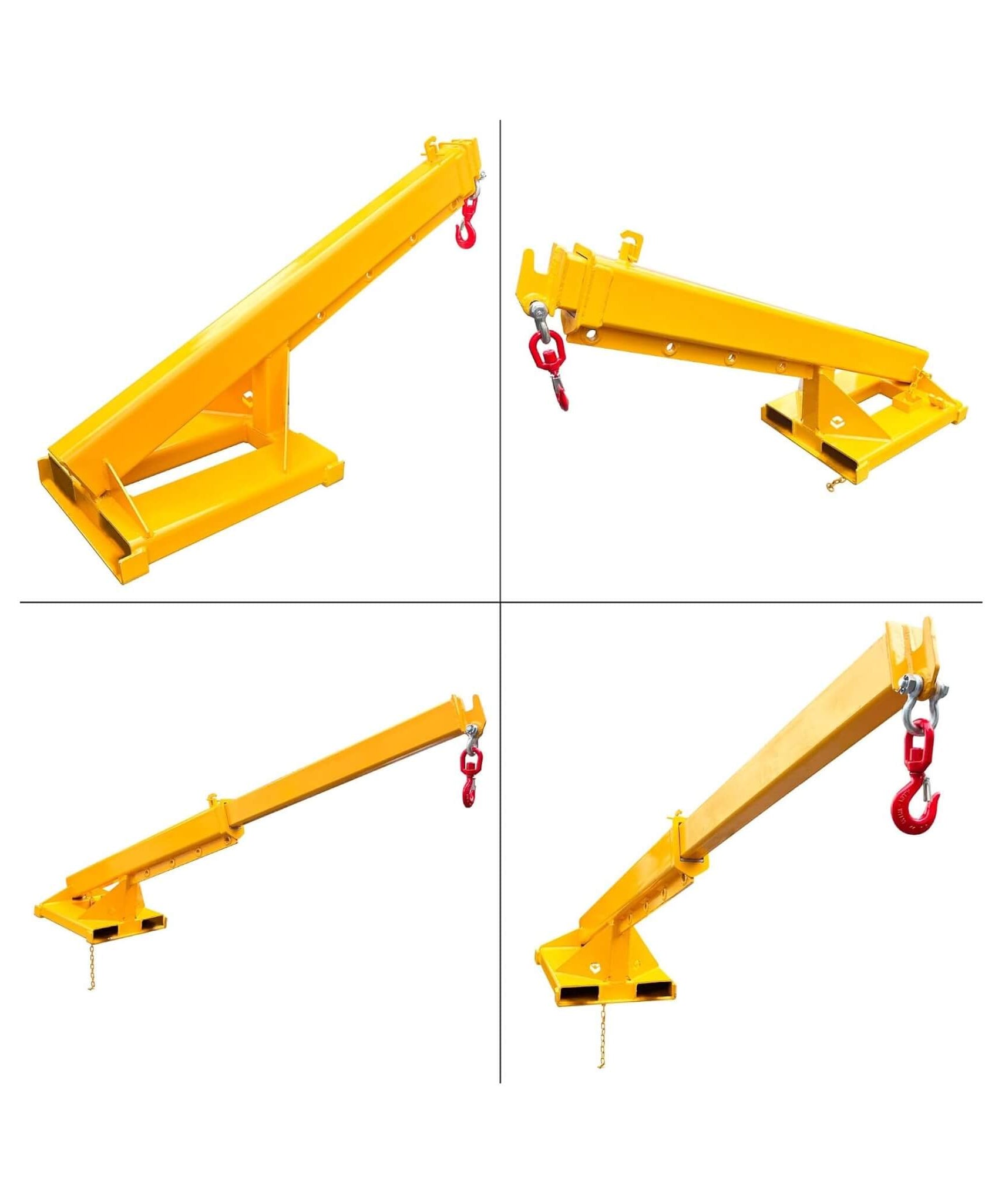 Heavy-Duty Adjustable Telescopic Forklift Jib Boom Crane (SAK36581)