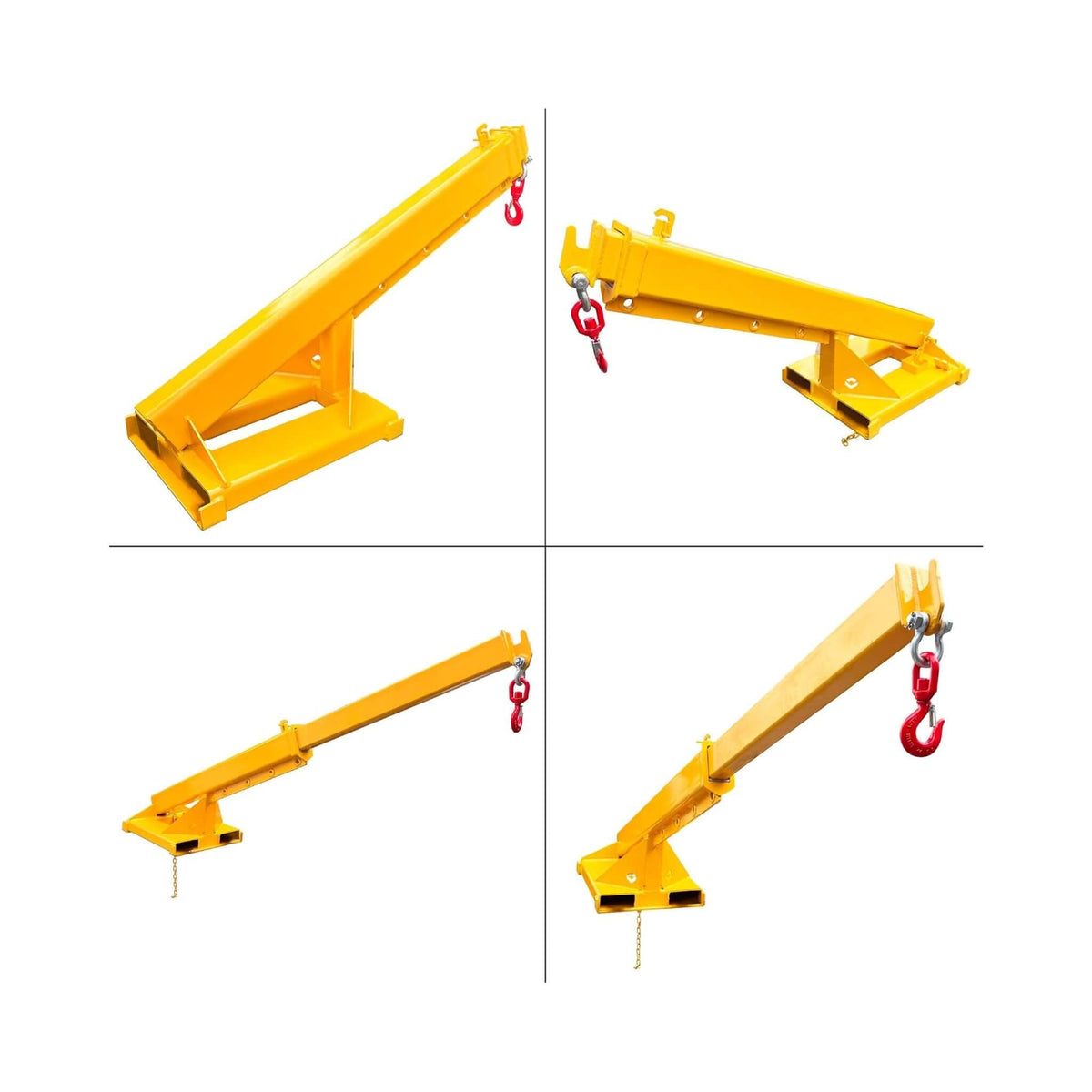 Heavy-Duty Adjustable Telescopic Forklift Jib Boom Crane (SAK36581)