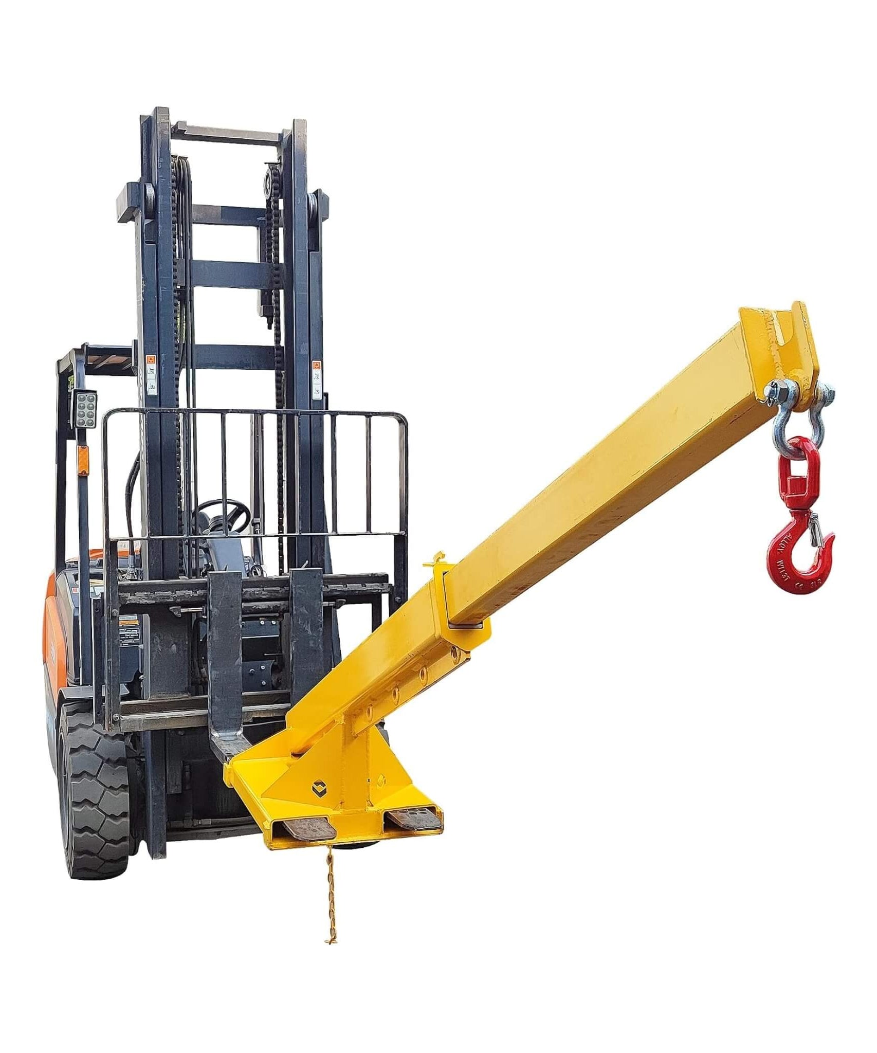 Heavy-Duty Adjustable Telescopic Forklift Jib Boom Crane (SAK36581)