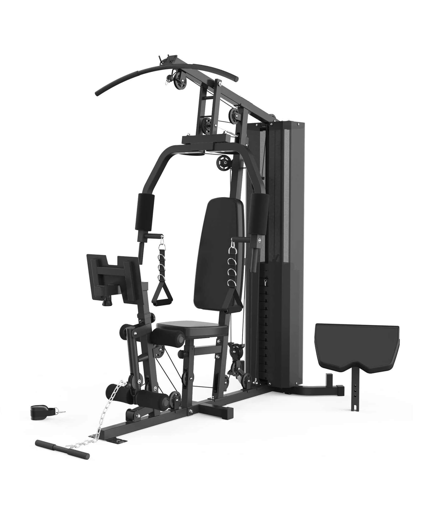 Rovix Heavy-Duty All-In-One Home Gym Workout Station For Full Body Strength Training, 150LBS (SAK12959)