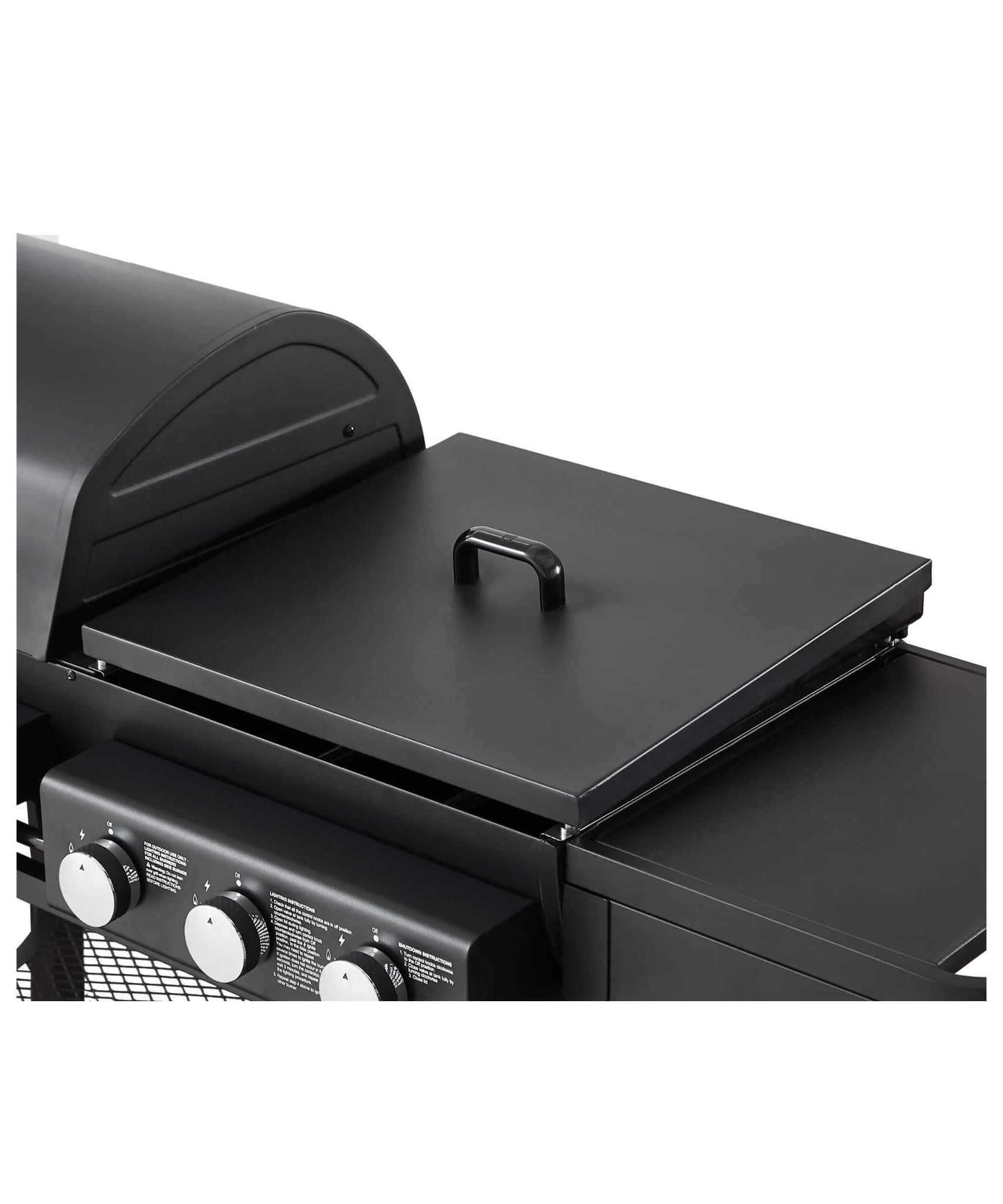 Castelle Flame Heavy-Duty All-In-One Outdoor 5-Burner 56K BTU Liquid Propane Grill (SAK57124)