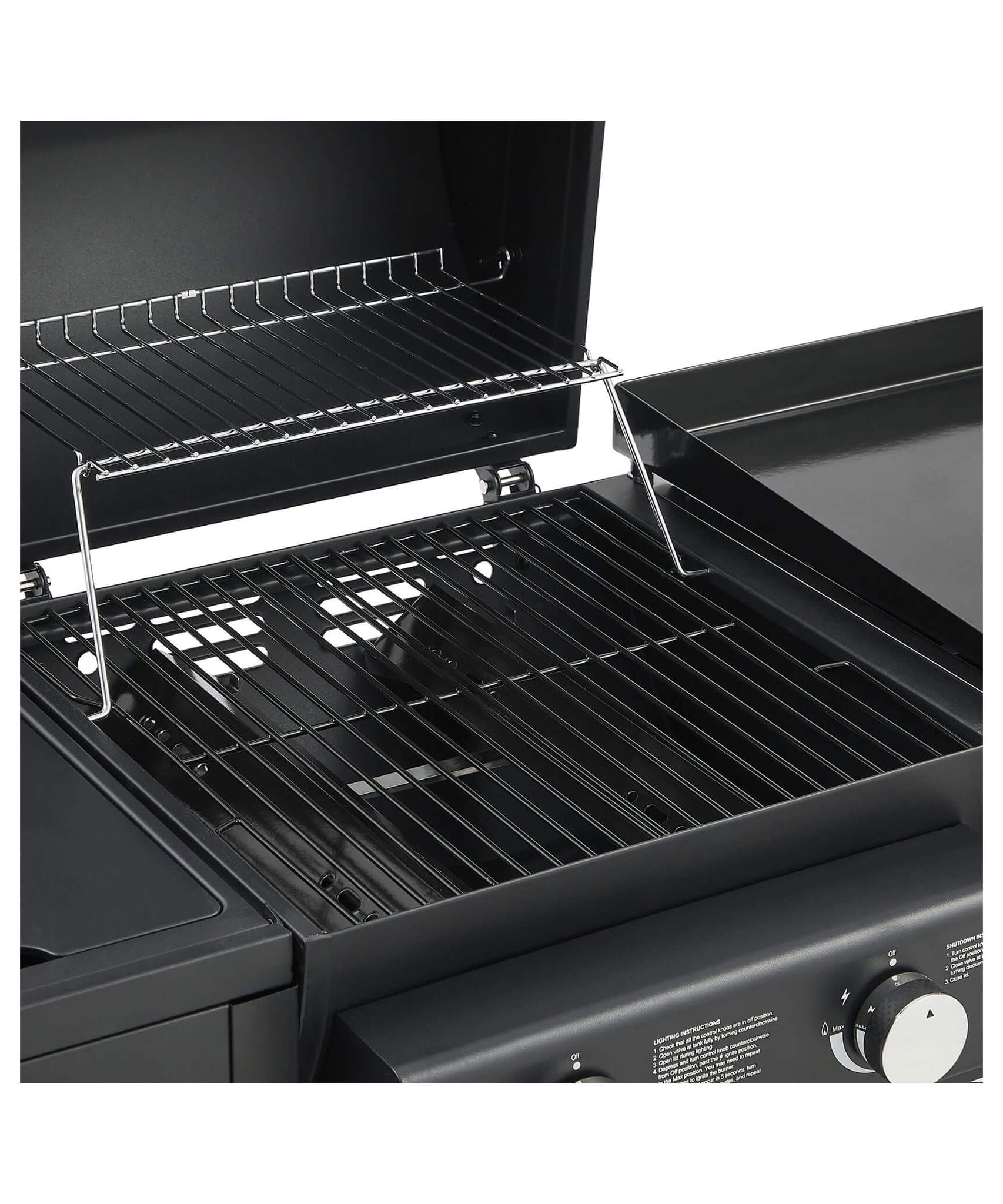 Castelle Flame Heavy-Duty All-In-One Outdoor 5-Burner 56K BTU Liquid Propane Grill (SAK57124)