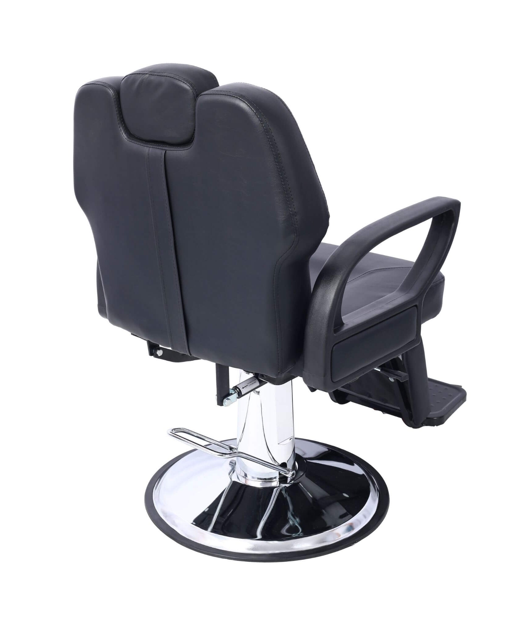 Heavy-Duty Extra-Wide PU Leather Hydraulic Reclining Barber Chair (SAK74613)