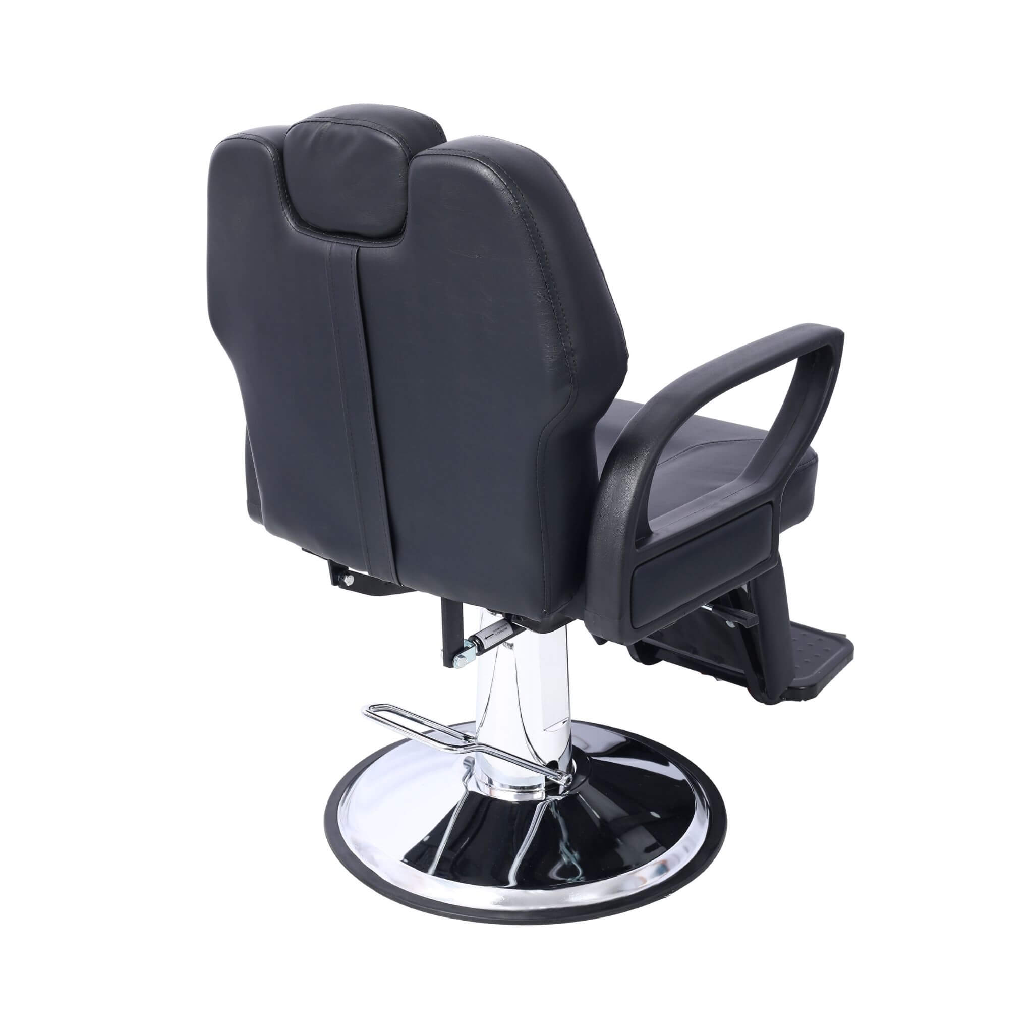 Heavy-Duty Extra-Wide PU Leather Hydraulic Reclining Barber Chair (SAK74613)