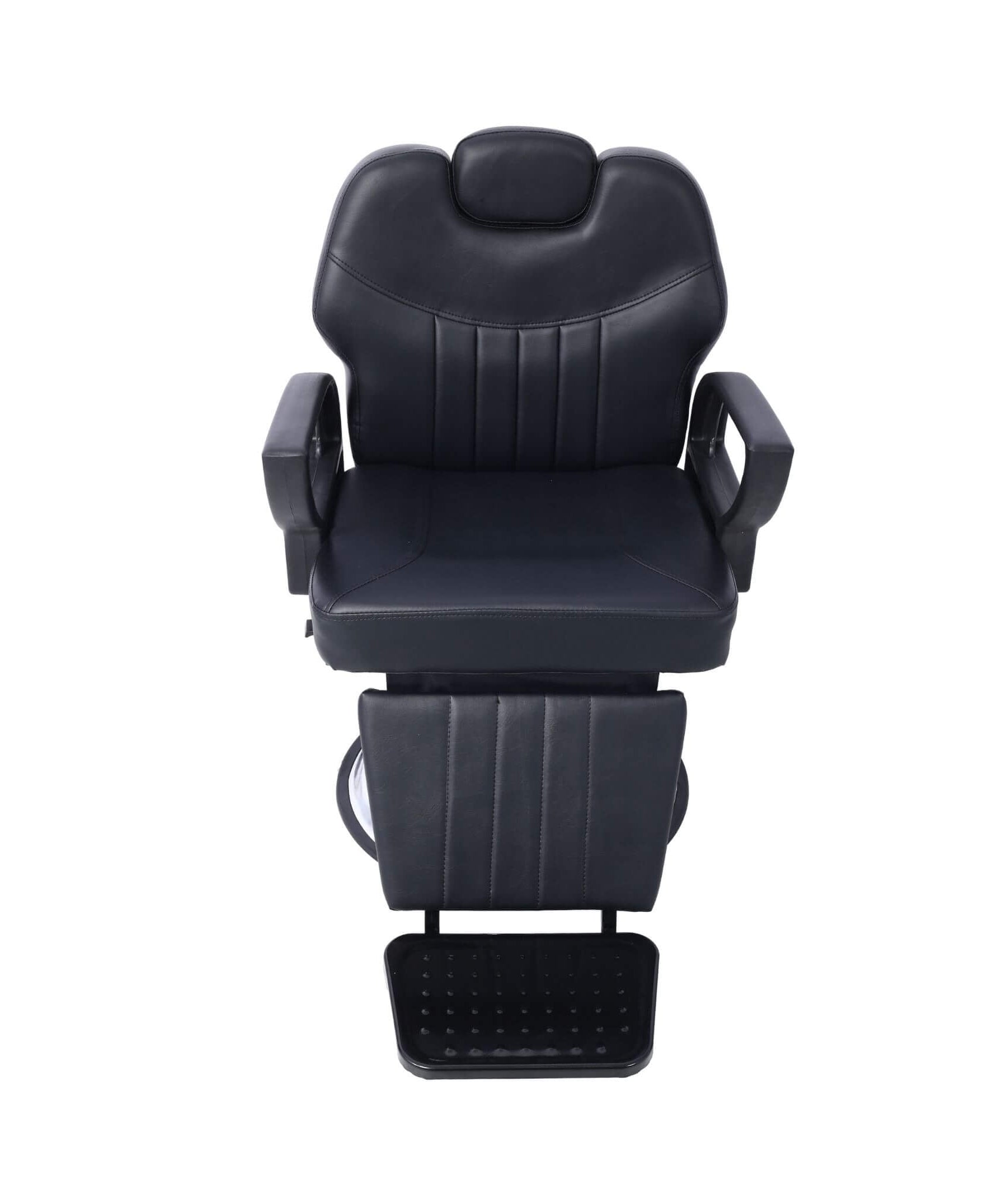 Heavy-Duty Extra-Wide PU Leather Hydraulic Reclining Barber Chair (SAK74613)