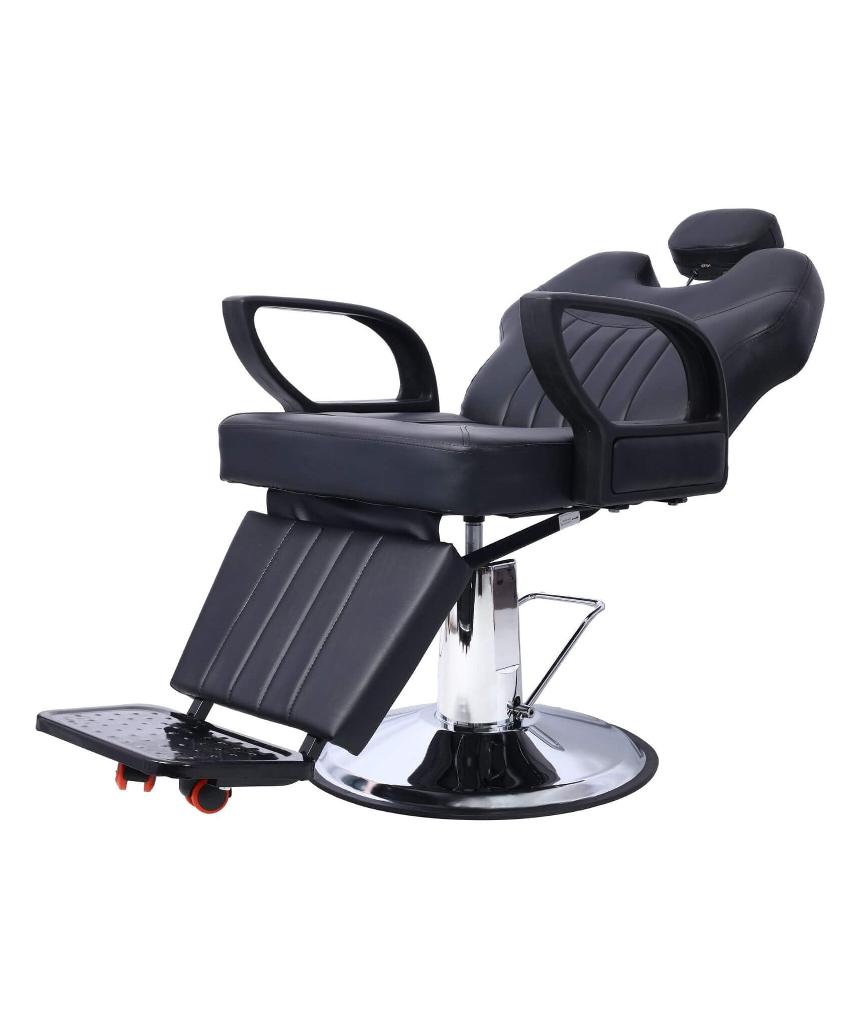 Heavy-Duty Extra-Wide PU Leather Hydraulic Reclining Barber Chair (SAK74613)