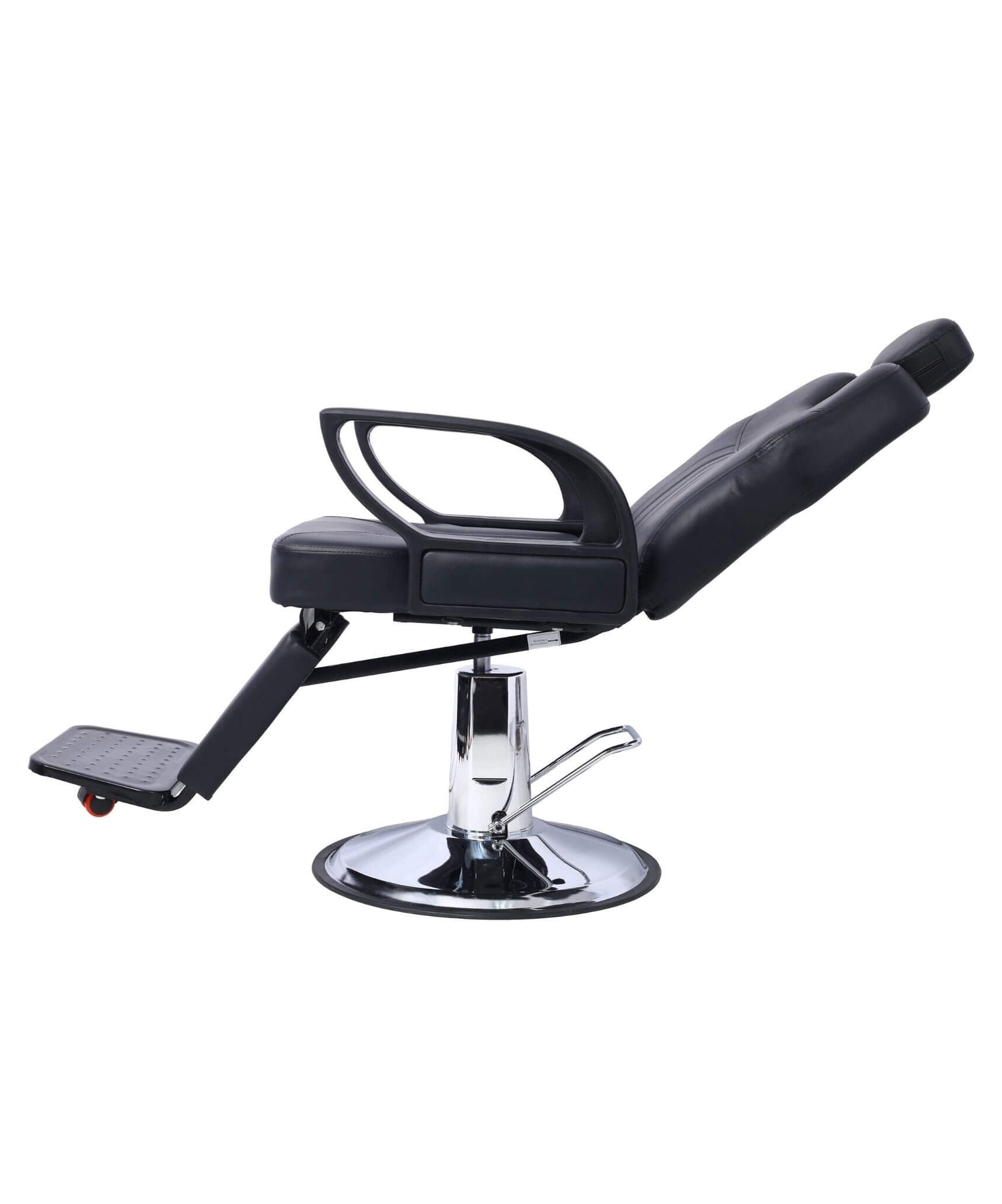 Heavy-Duty Extra-Wide PU Leather Hydraulic Reclining Barber Chair (SAK74613)