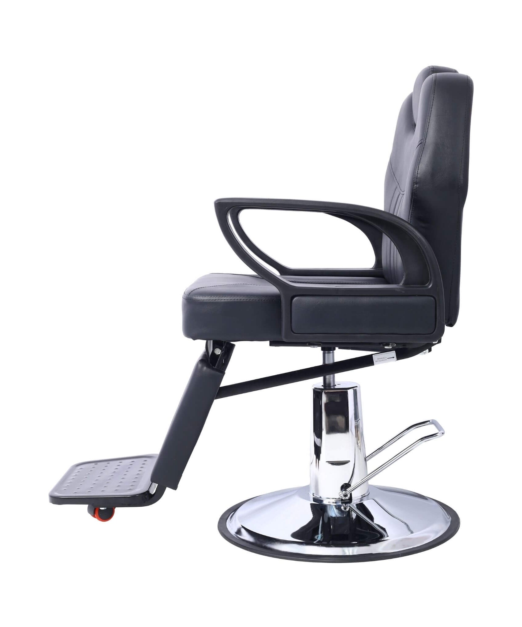 Heavy-Duty Extra-Wide PU Leather Hydraulic Reclining Barber Chair (SAK74613)