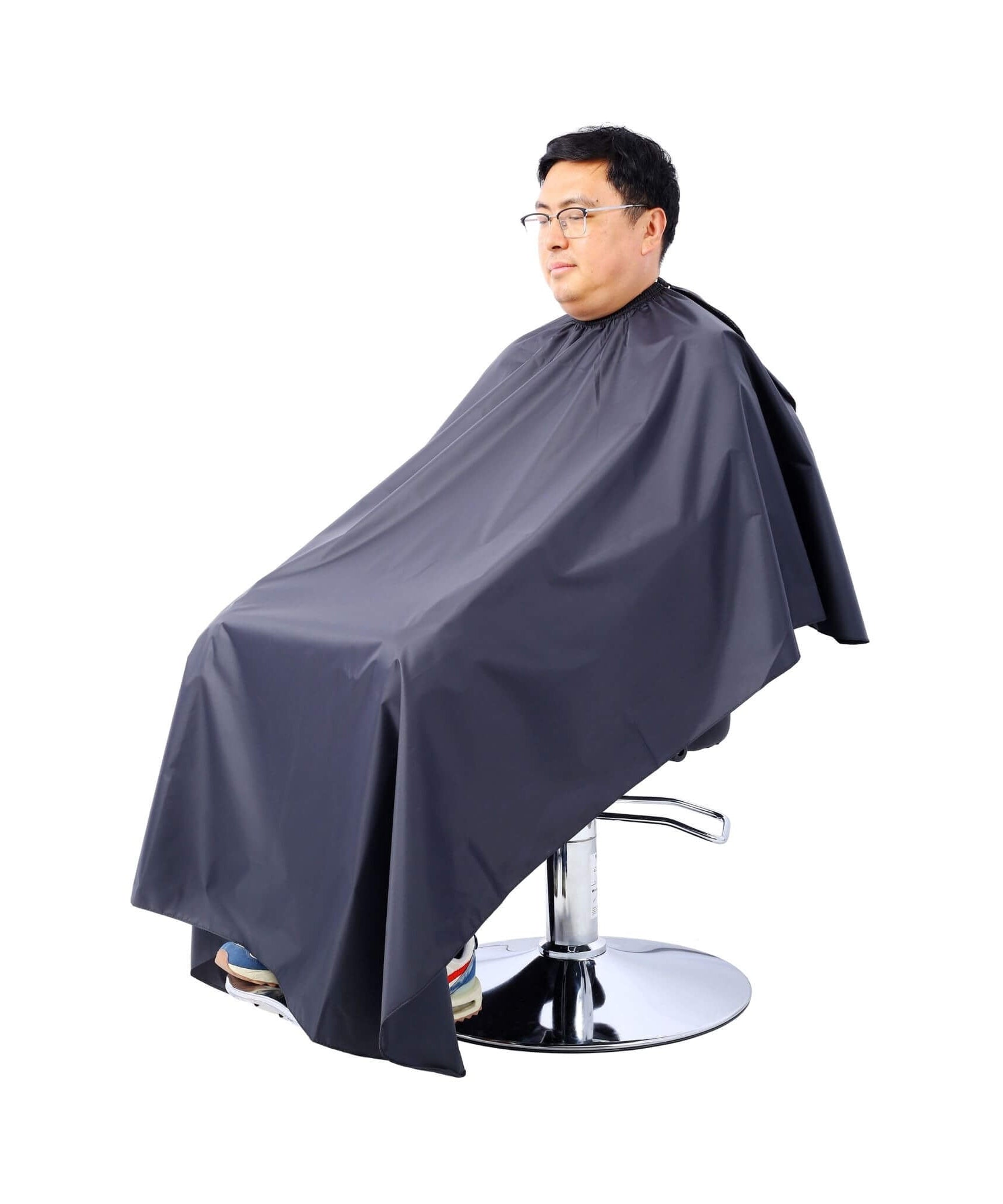 Heavy-Duty Extra-Wide PU Leather Hydraulic Reclining Barber Chair (SAK74613)