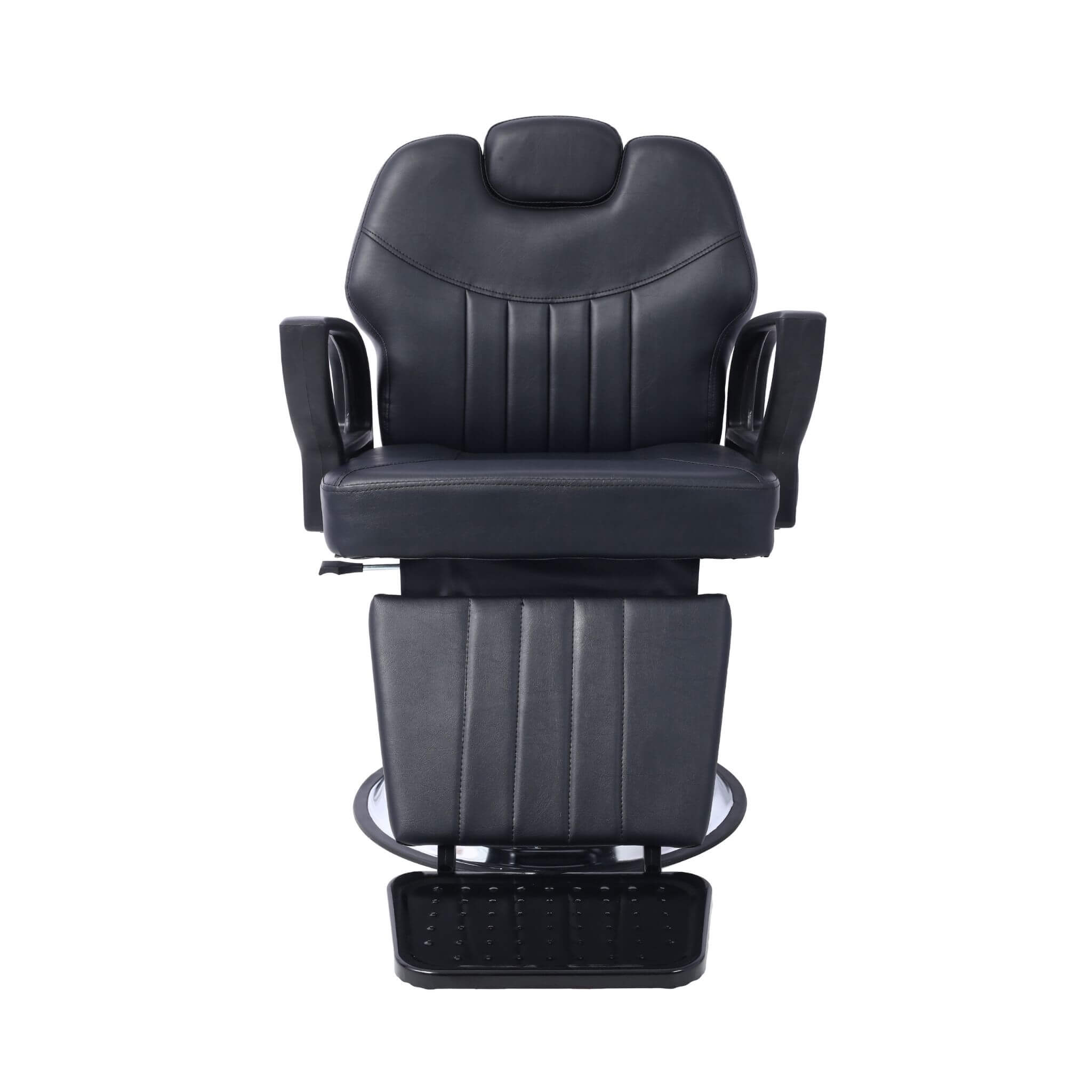 Heavy-Duty Extra-Wide PU Leather Hydraulic Reclining Barber Chair (SAK74613)