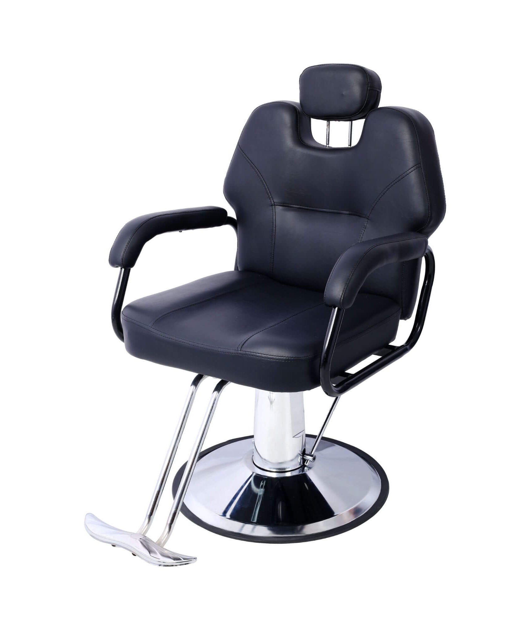 Heavy-Duty All-Purpose Ultra-Comfortable Hydraulic Reclining Barber Chair For Salons And Barber Shops (SAK97418)