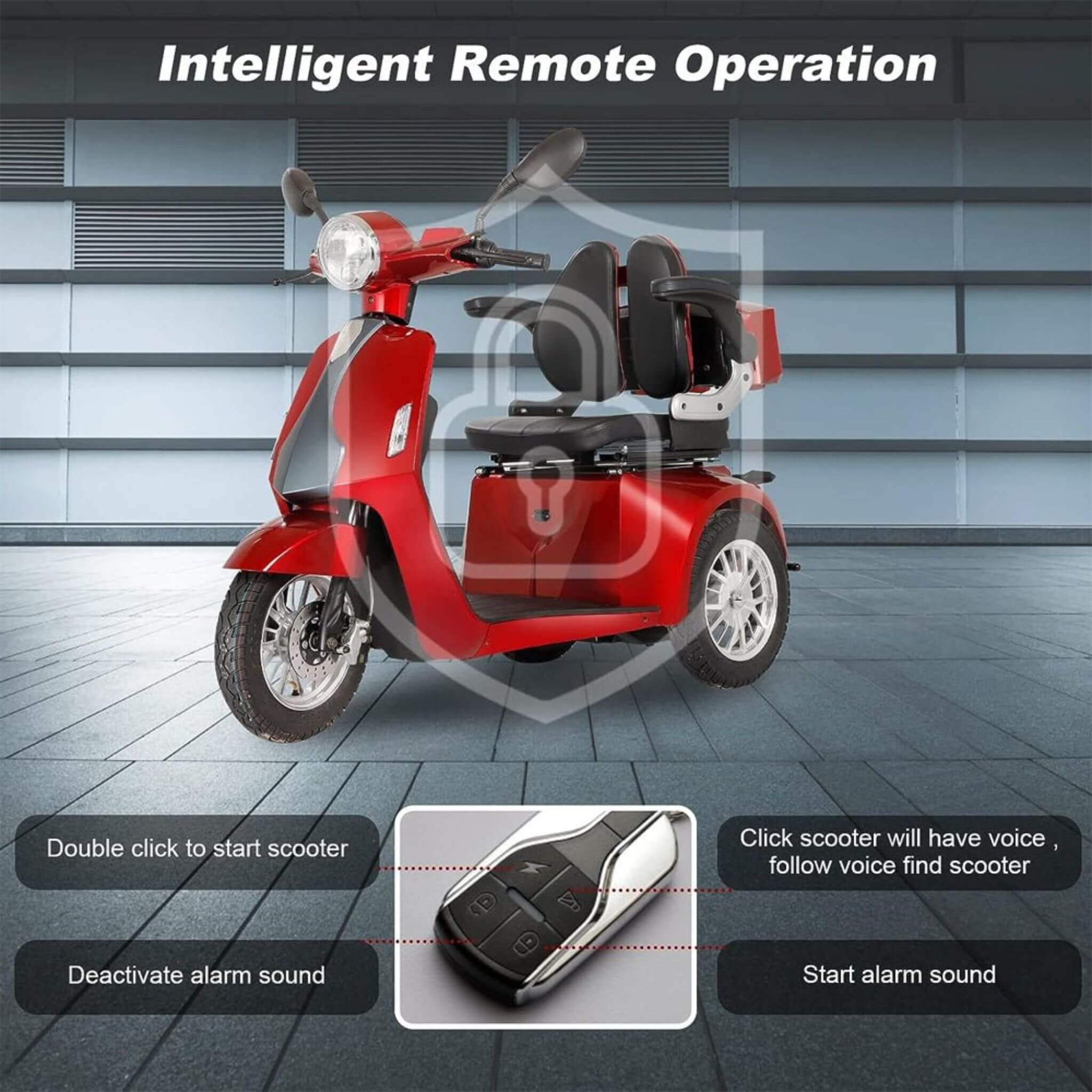 Zvg Heavy-Duty 800W All-Terrain Electric Powered Mobility Scooter For Seniors & Adults (SAK96314)