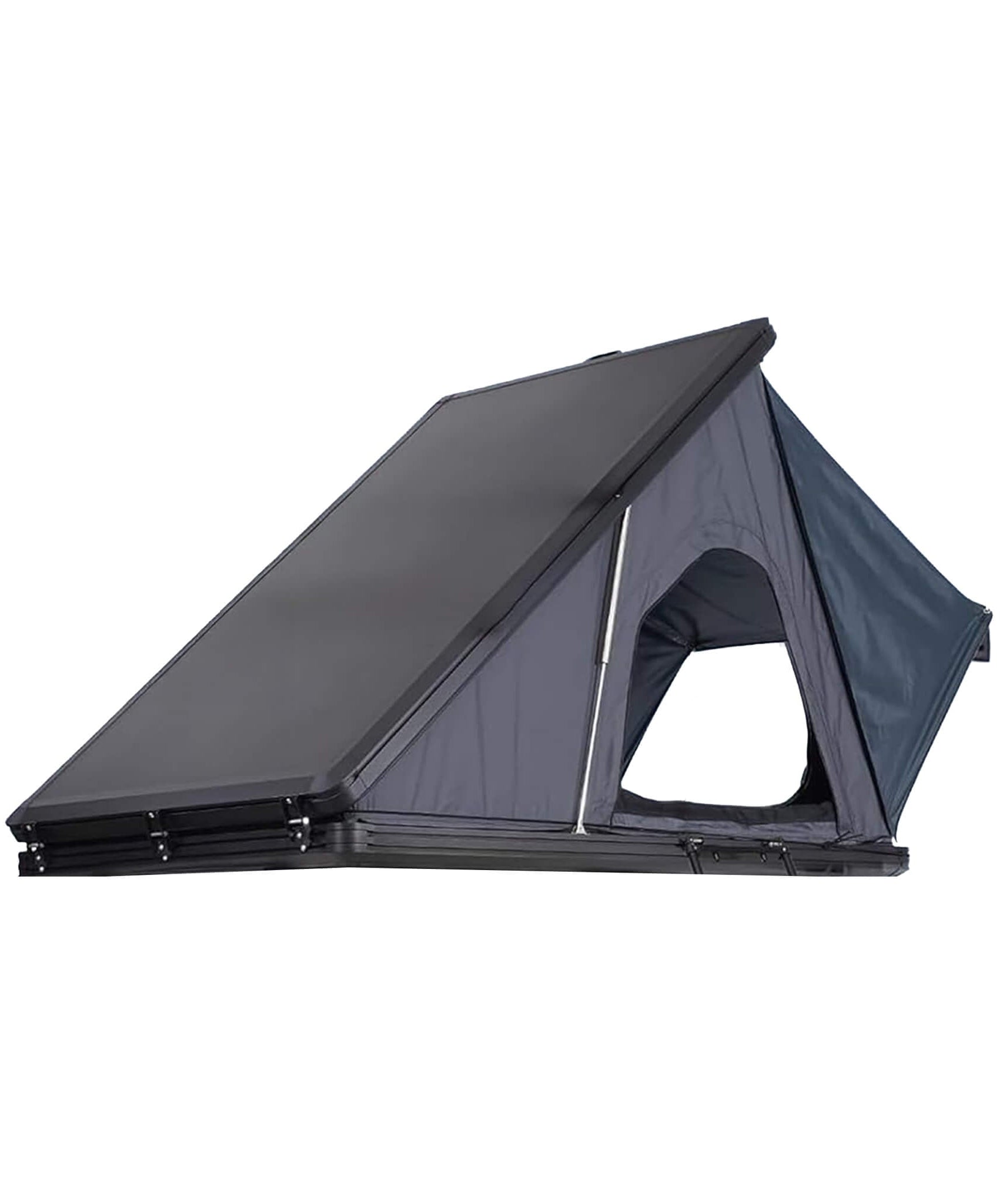 Trailora Ridge Heavy-Duty Aluminum Hard-Shell Rooftop Tent With Ladder, LED Lighting, And Memory Foam Mattress (SAK82931)