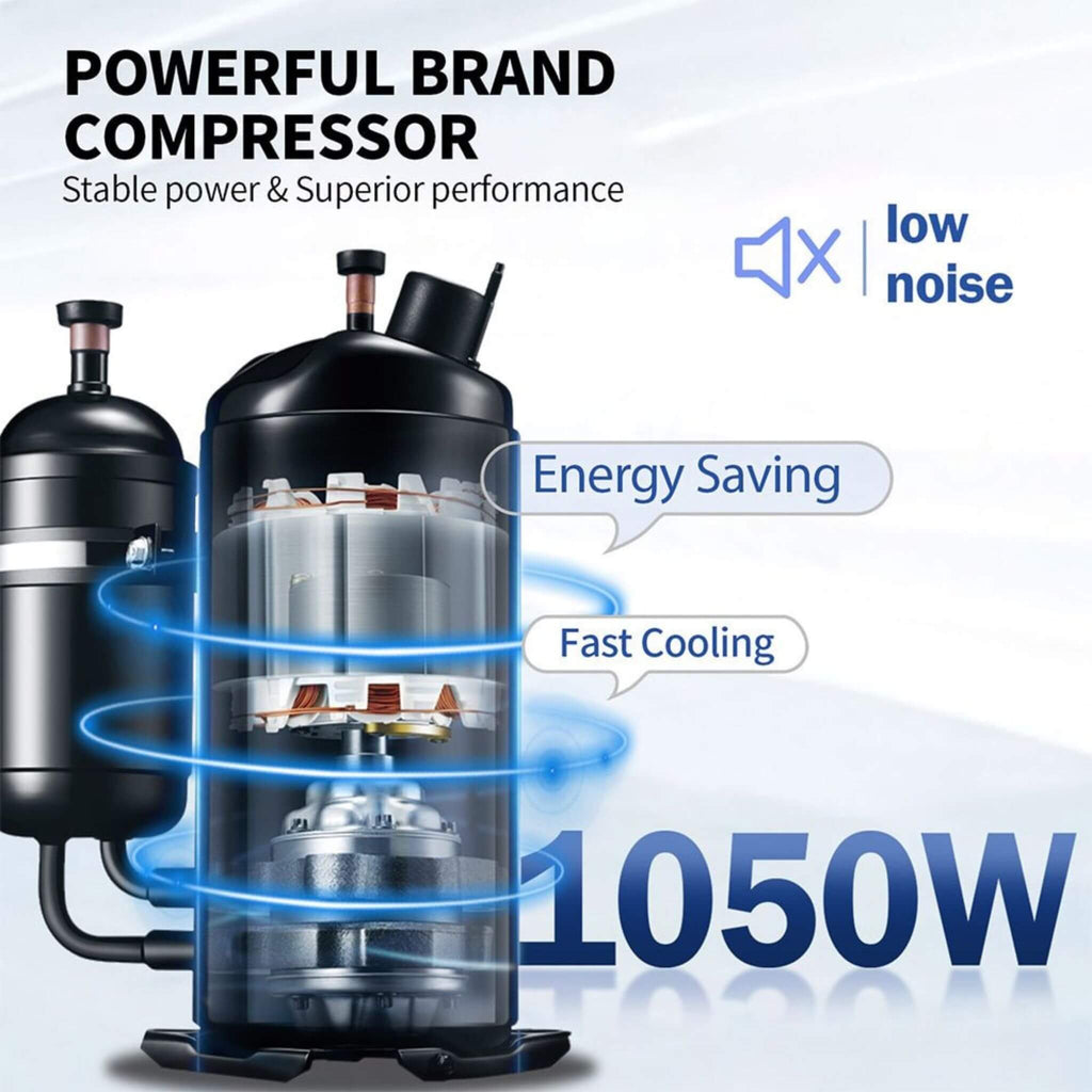 Heavy-Duty Commercial 3-Flavor 2350W Countertop Soft Serve Ice Cream Maker Machine (SAK63972)