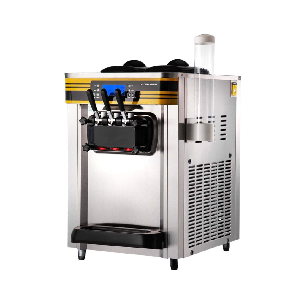 Heavy-Duty Commercial 3-Flavor 2350W Countertop Soft Serve Ice Cream Maker Machine (SAK63972)